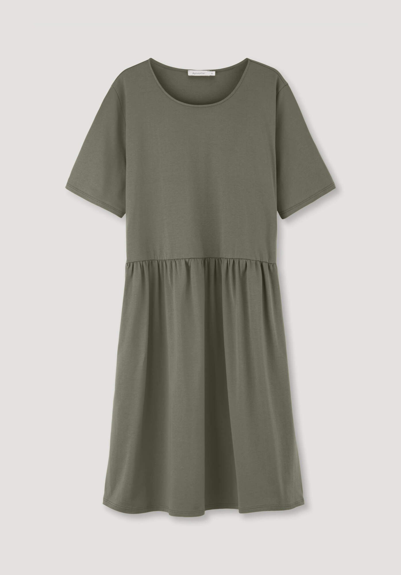 Hessnatur Jerseykleid Mini Regular aus reiner Bio-Baumwolle (1-tlg)