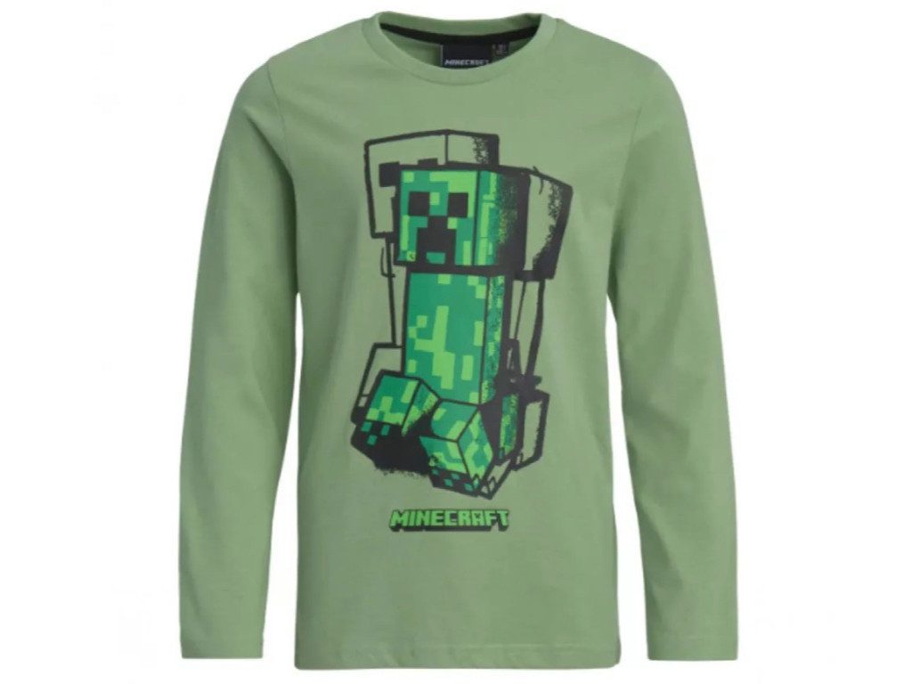 Minecraft Langarmshirt Langarmshirt Minecraft Creeper Gamer Kinder Jungen langarm Shirt