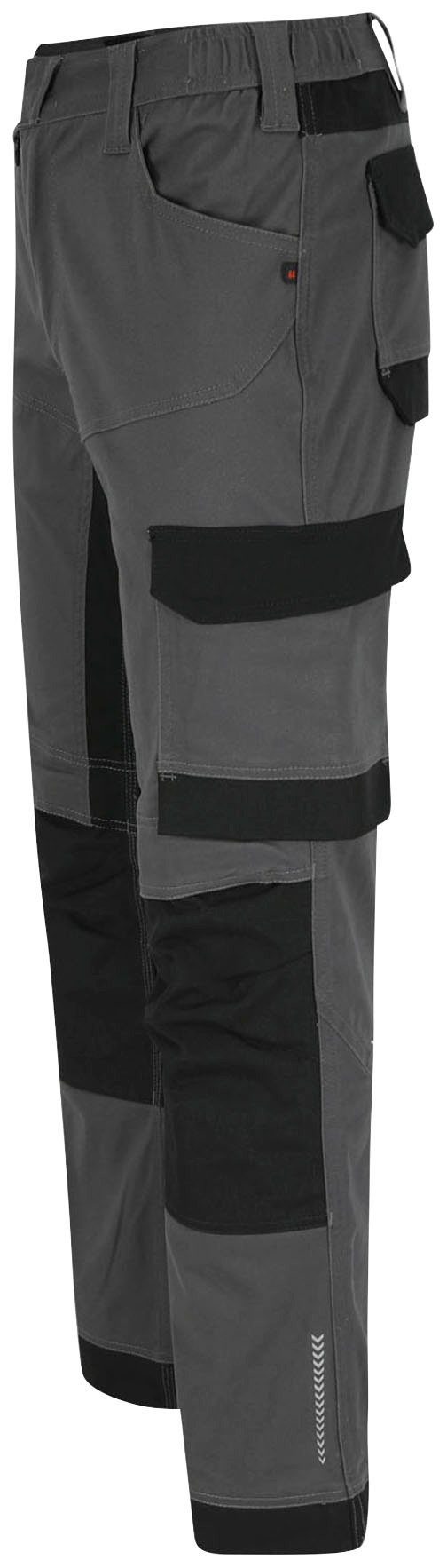 Herock Arbeitshose XENI Baumwolle, Multi-pocket, wasserabweisend, weich bequem und grau Stretch