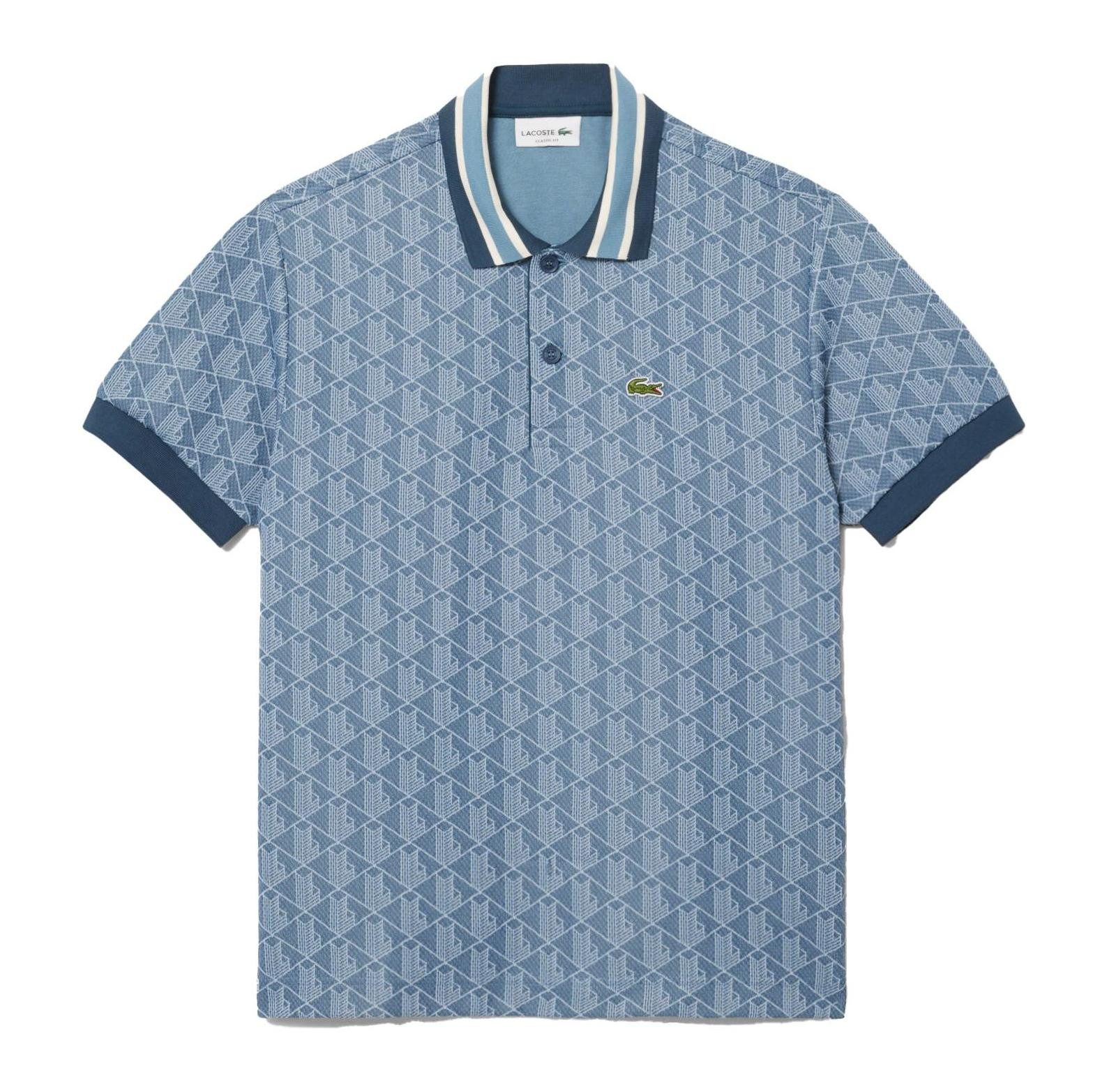 Lacoste Poloshirt Lacoste Classic Fit Monogramm günstig online kaufen