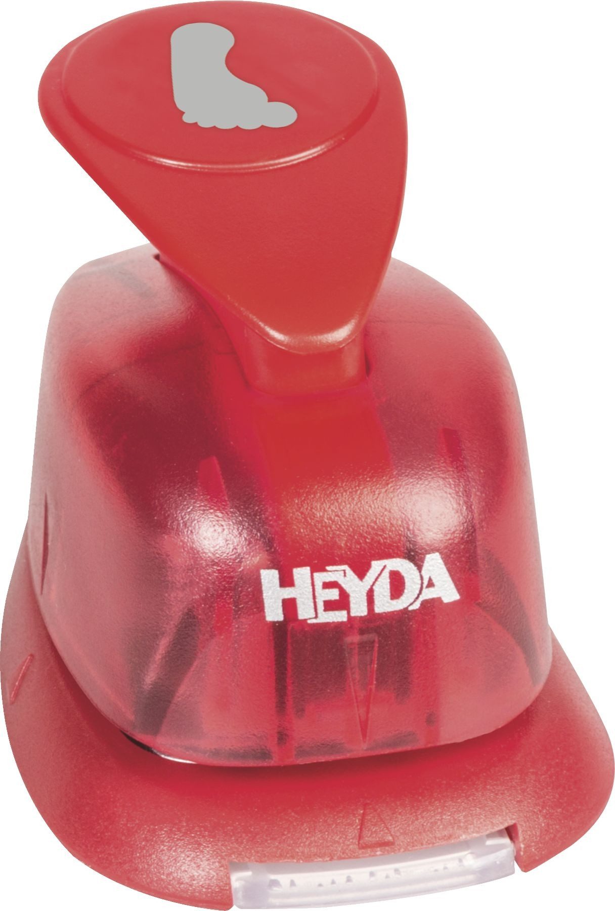 Heyda Motivstanzer Motivstanzer für Karton bis 220g/qm Fuß klein 15x15mm