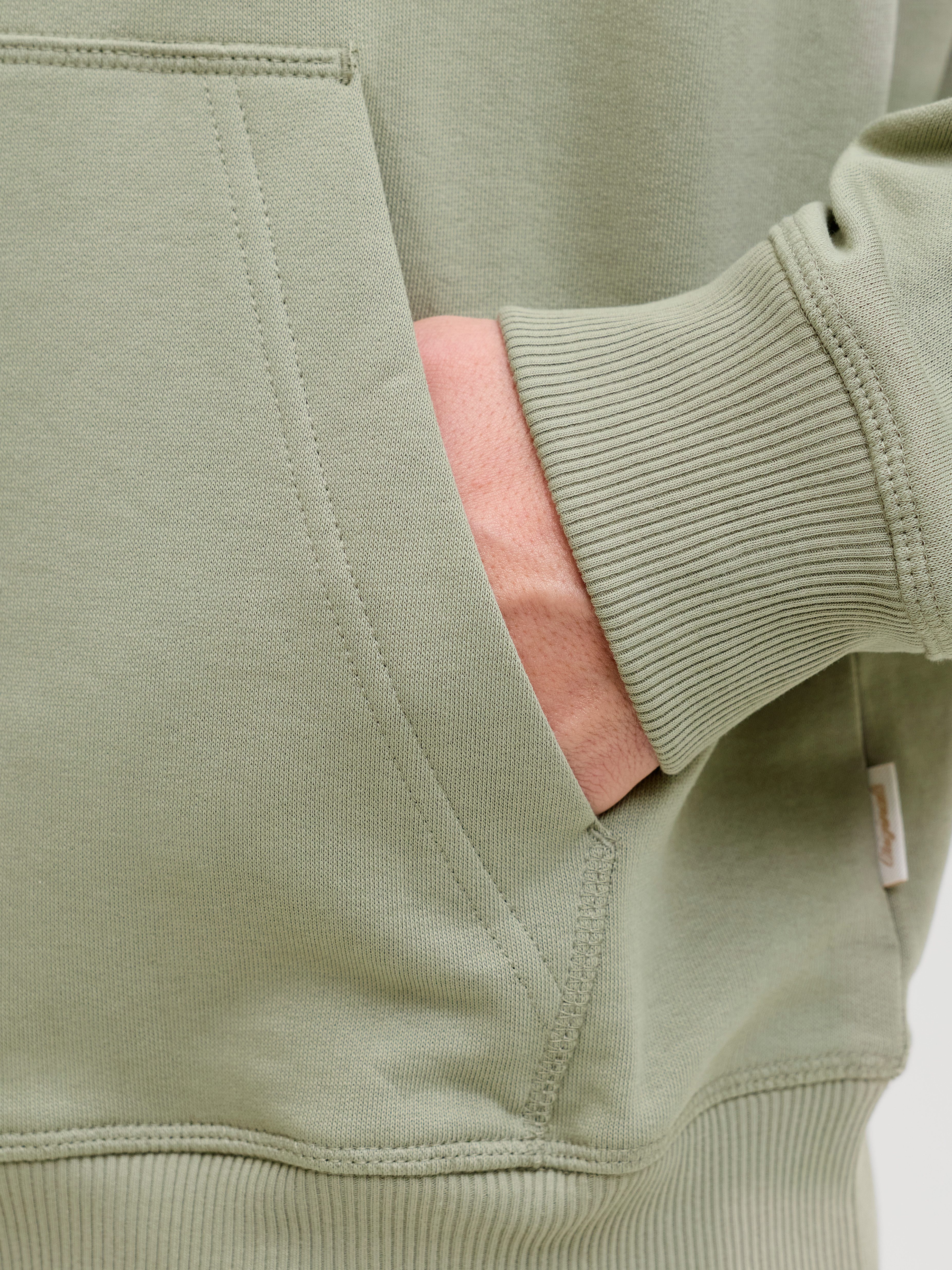 Jack & Jones Kapuzensweatshirt JORNORREBRO EMB SWEAT HOOD NOOS mit Logo Print