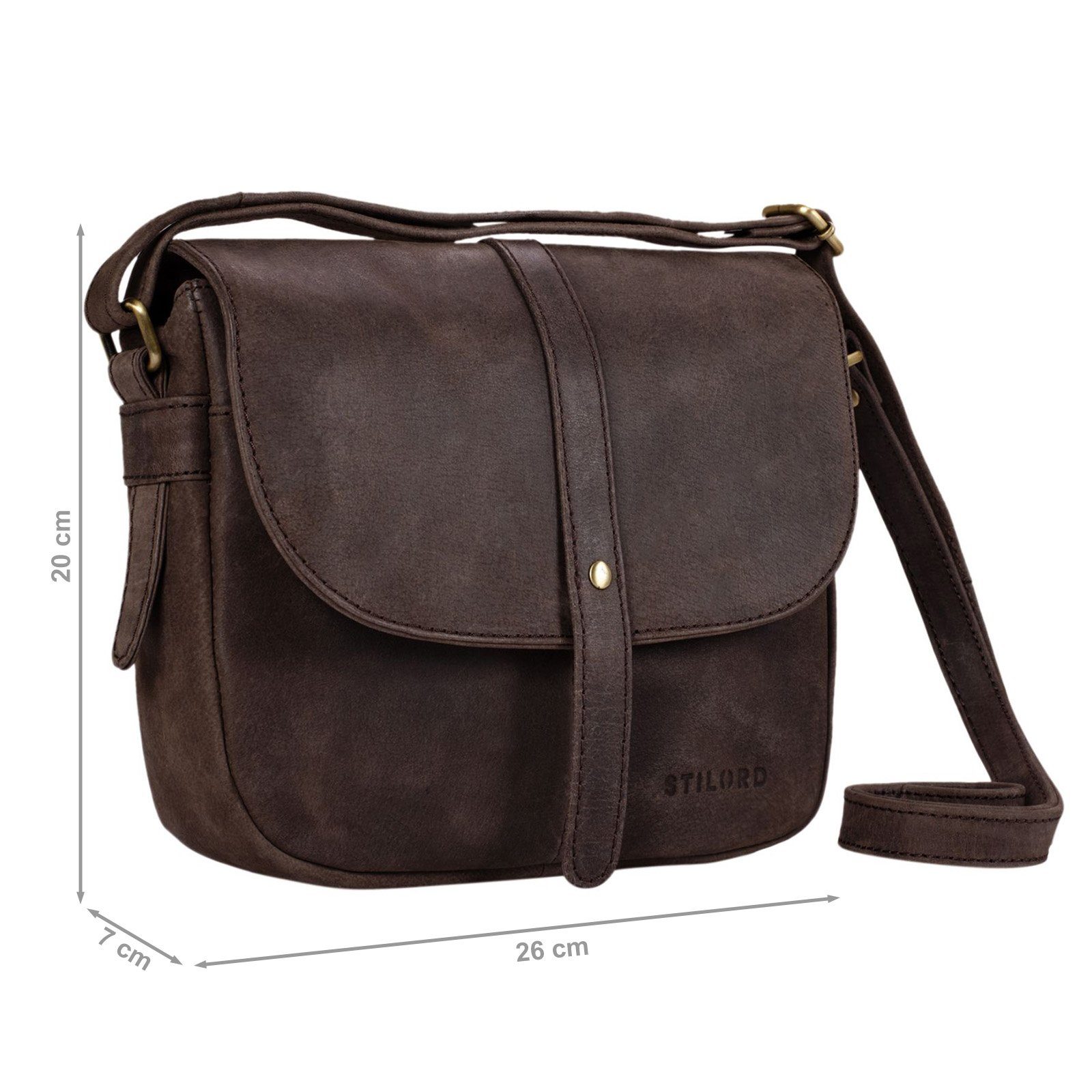 STILORD Handtasche "Kira" Umhängetasche Frauen Leder Vintage Handtasche Abe günstig online kaufen