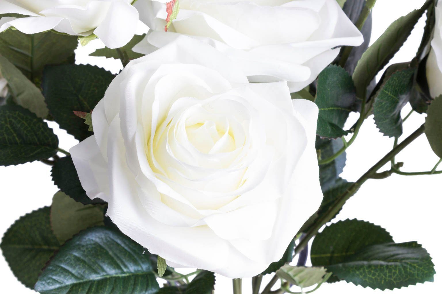 Kunstblume Rosenbusch Dijon Rose, Botanic-Haus, Höhe 45 cm