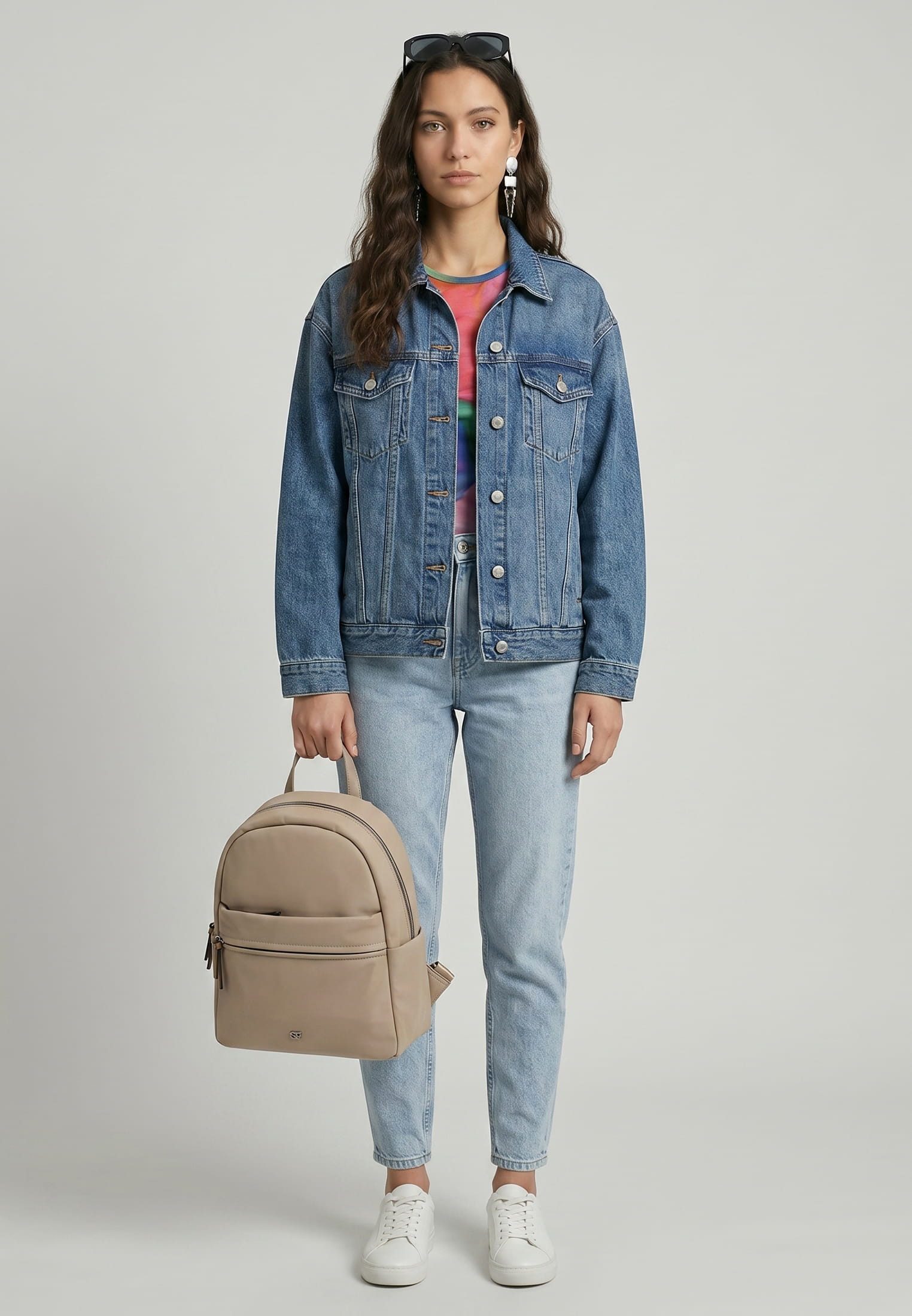 SURI FREY Cityrucksack SFY Bonny, Logo Patch