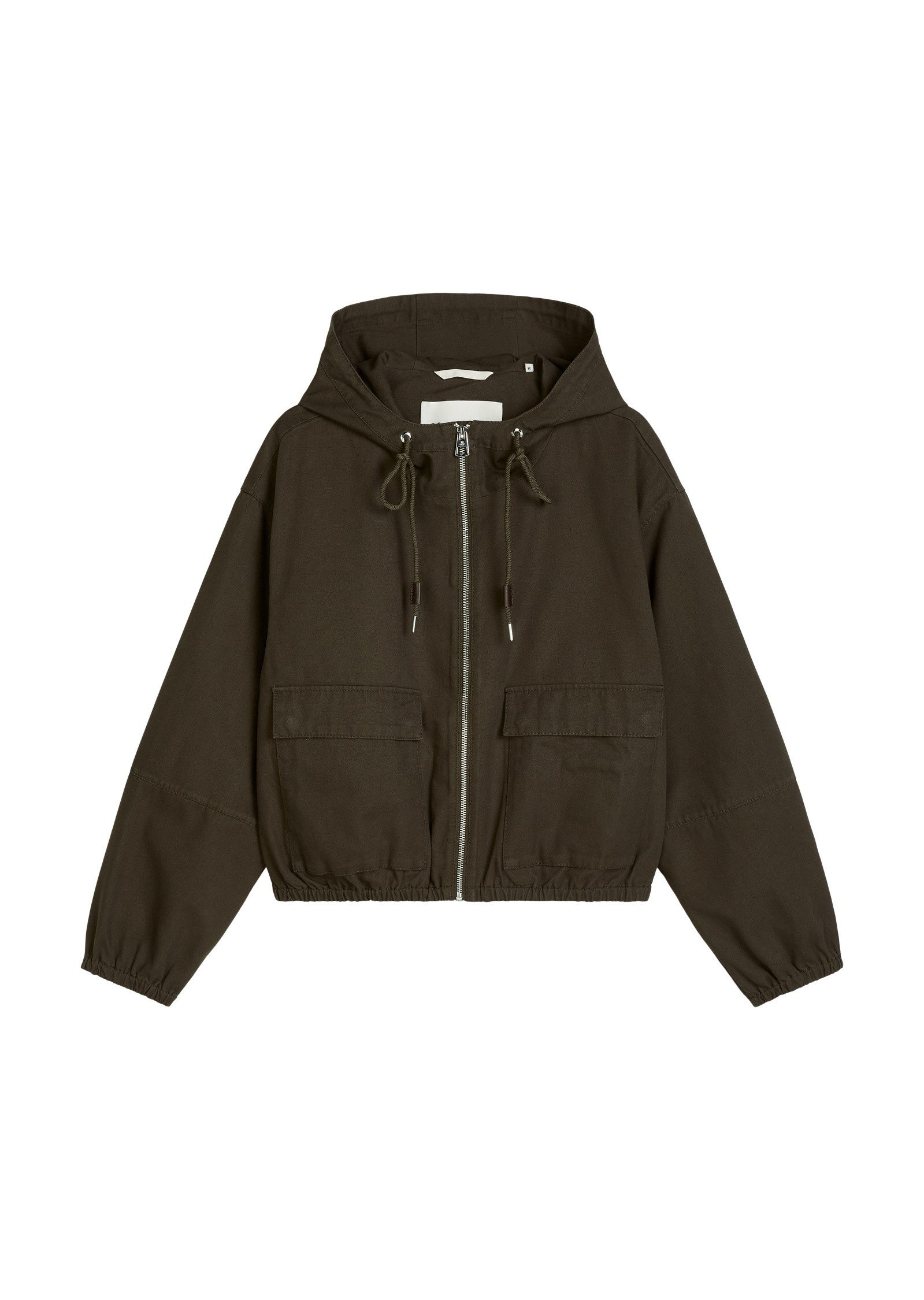 Outdoorjacke aus gepeachtem Baumwoll-Canvas