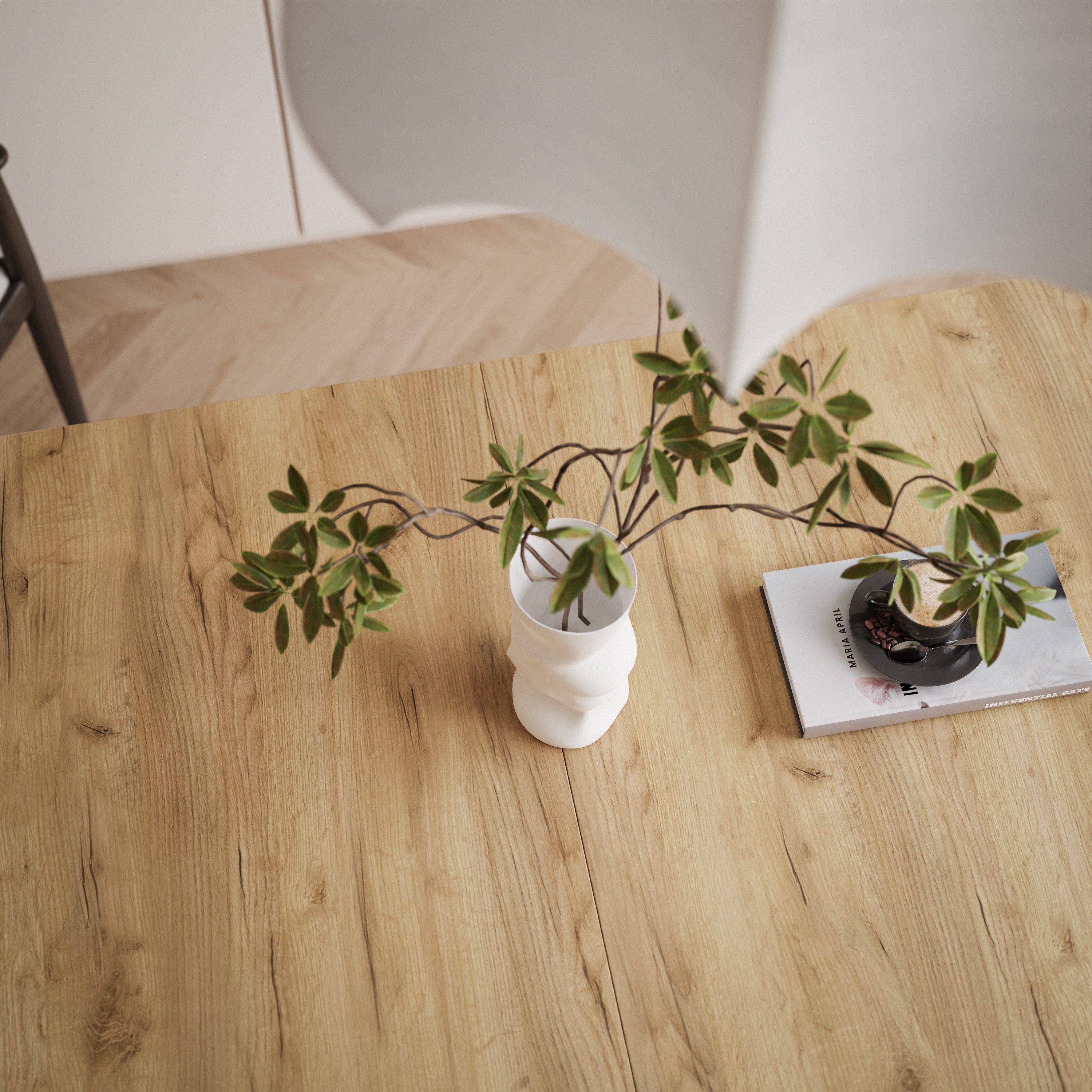 Lookway Esstisch ARTON II ausziehbarer Tisch 140 cm, Breite: 140-195