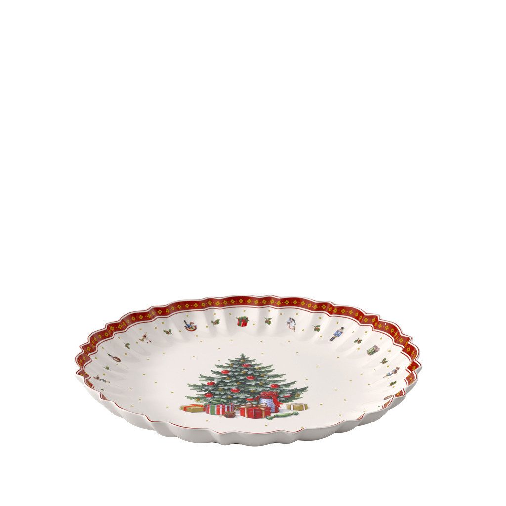 Villeroy & Boch Müslischale Toy's Delight runde Servierschale 44 cm, Porzellan, (1-tlg), Premium Porcelain, 1 Stck, Handw., mikrow.sicher