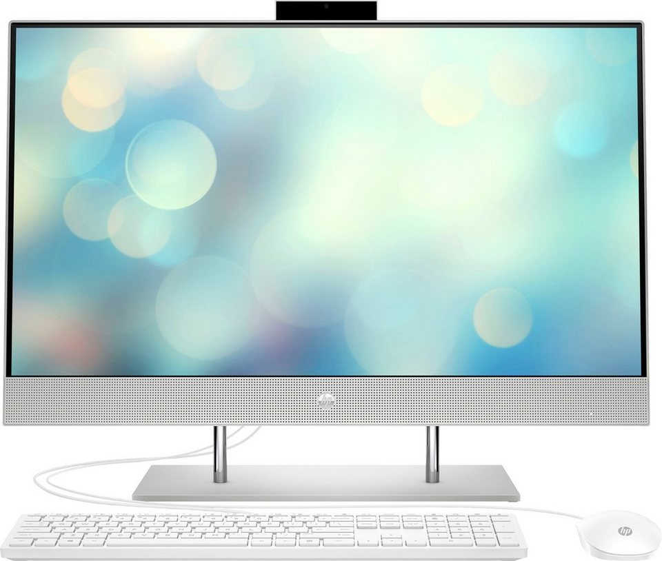 HP 27-dp1003ng All-in-One PC (27 Zoll, Intel Core i7 1165G7, Iris® Xe  Graphics, 8 GB RAM, 1000 GB HDD, 512 GB SSD, Luftkühlung)