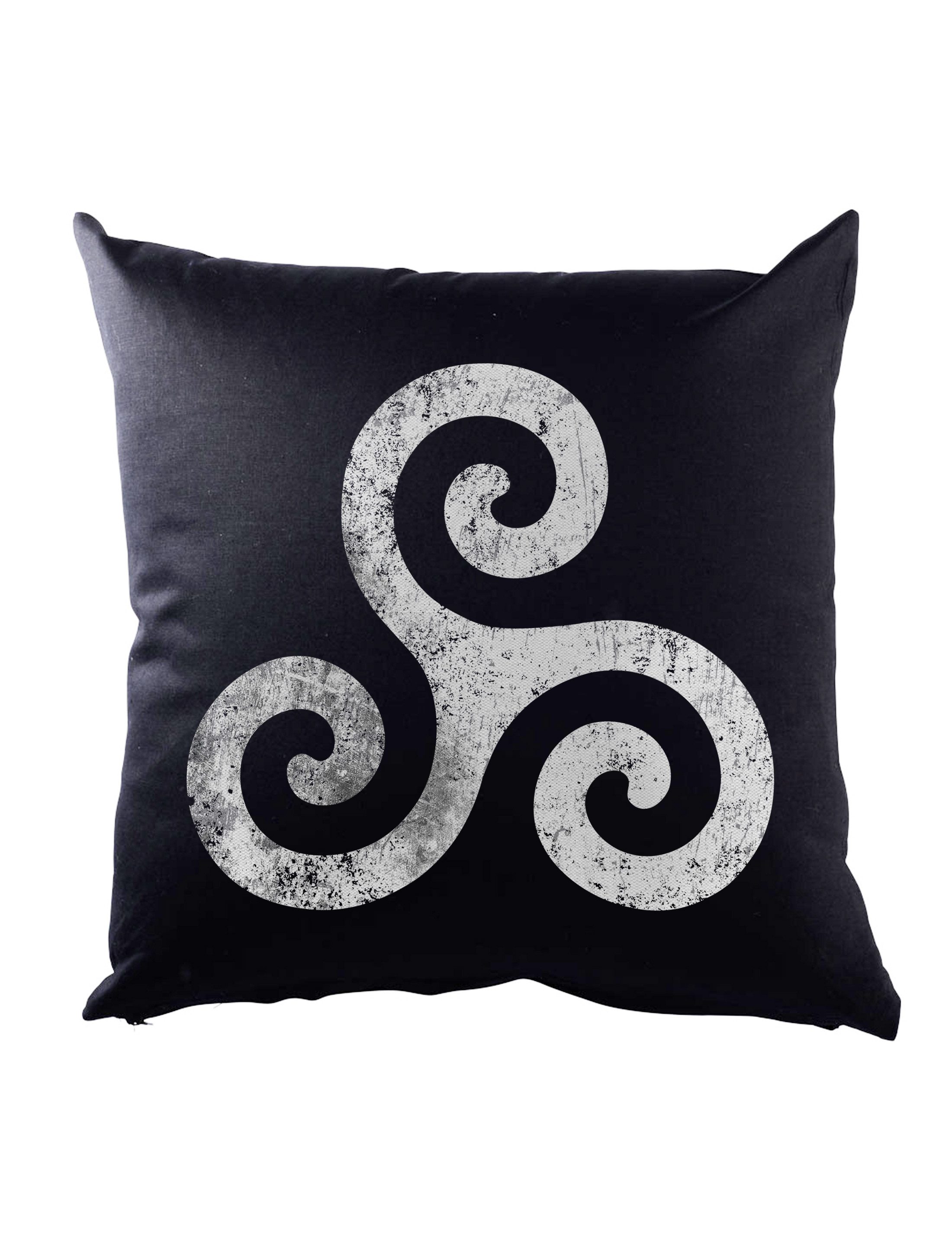 Dekokissen Triskelion Symbol I Dekokissen Nordic Celtic Kelten Knoten Larp