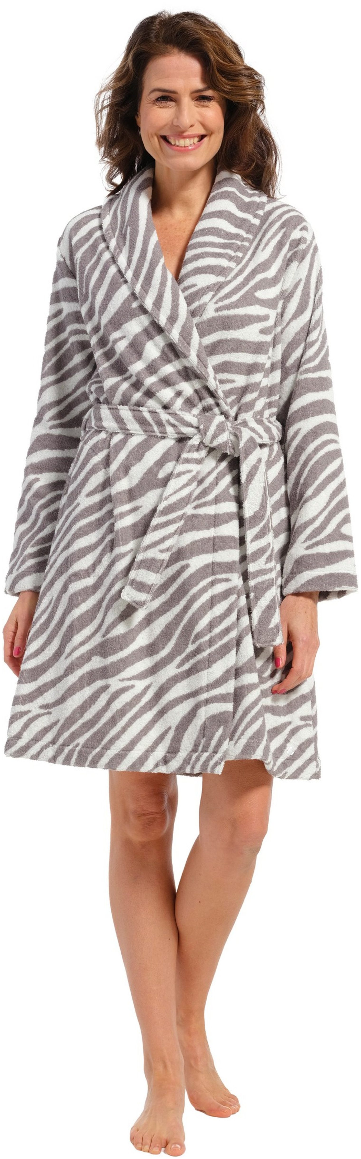 Pastunette Damenbademantel Damen Bademantel, Kurz, Baumwolle, Schalkragen, günstig online kaufen