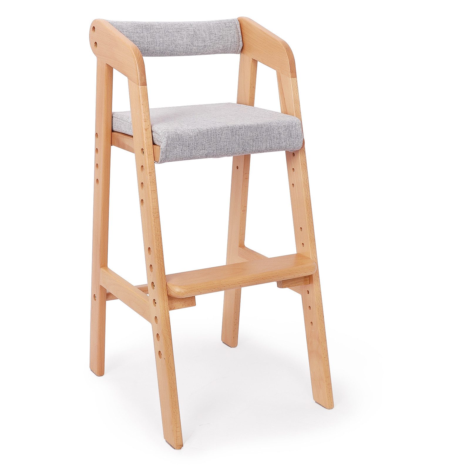 OUNUO Kinderstuhl Baby holz Stuhl mitwachsender günstig online kaufen