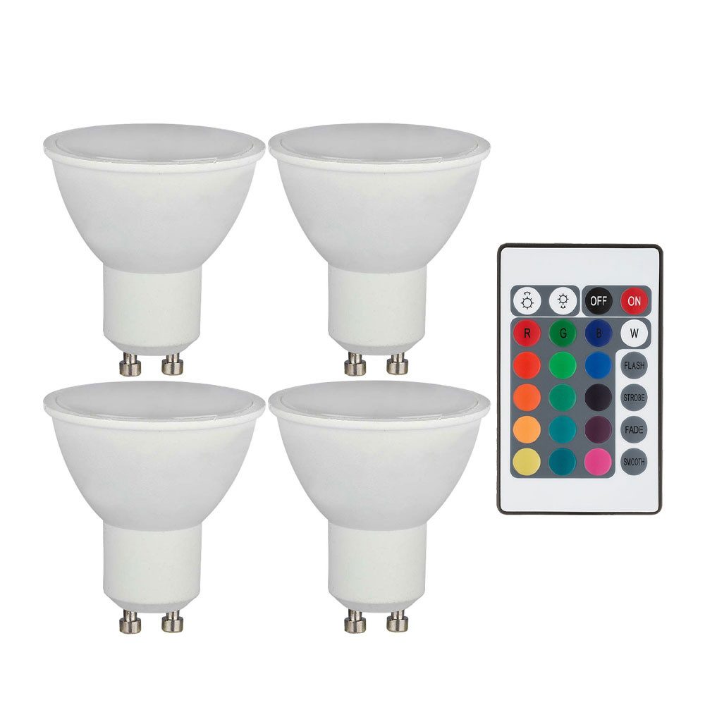 V-TAC LED-Leuchtmittel, RGB LED Leuchtmittel GU10 günstig online kaufen