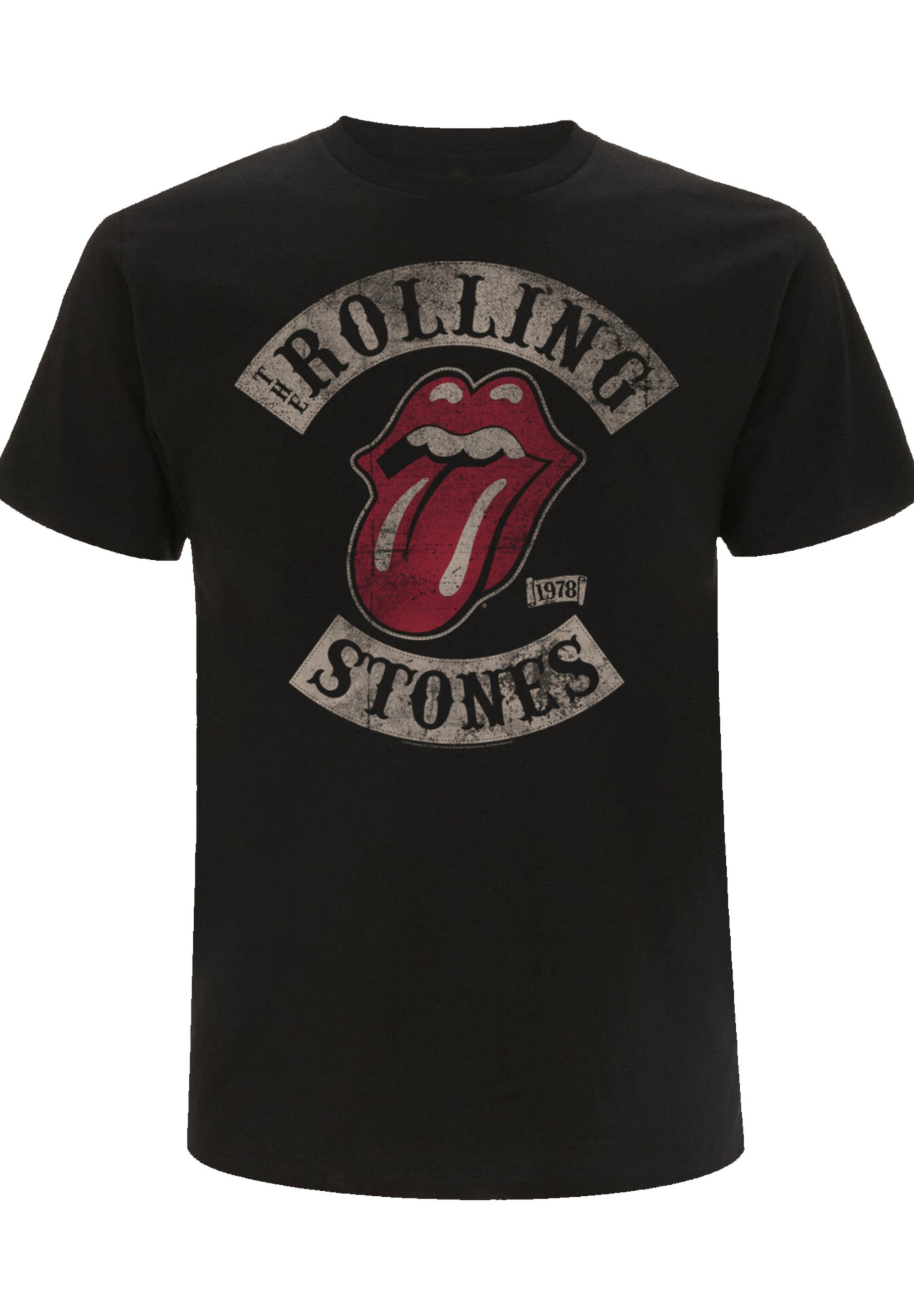 schwarz The '78 Rolling F4NT4STIC T-Shirt Tour Stones Print