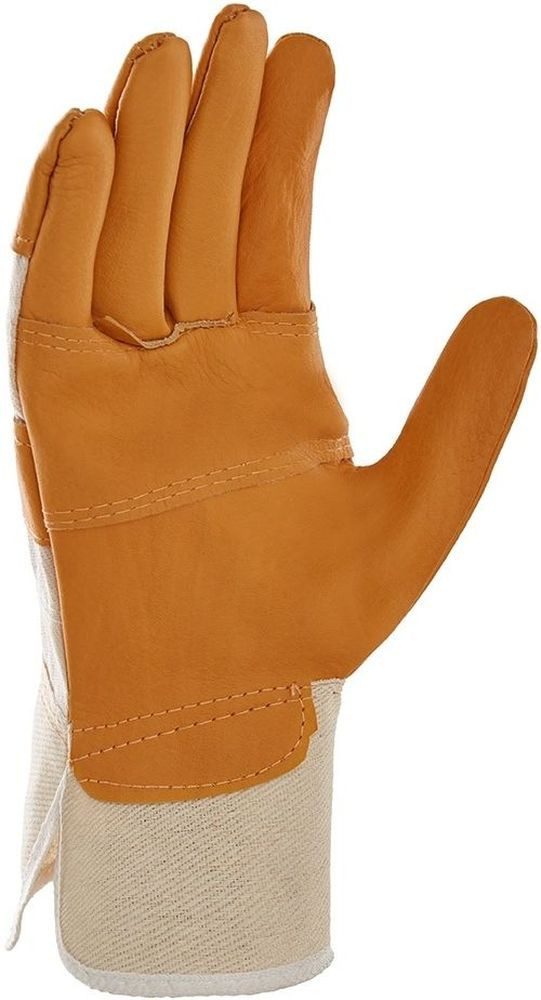 teXXor Arbeitshandschuh-Set Möbelleder-Handschuhe Helles Leder