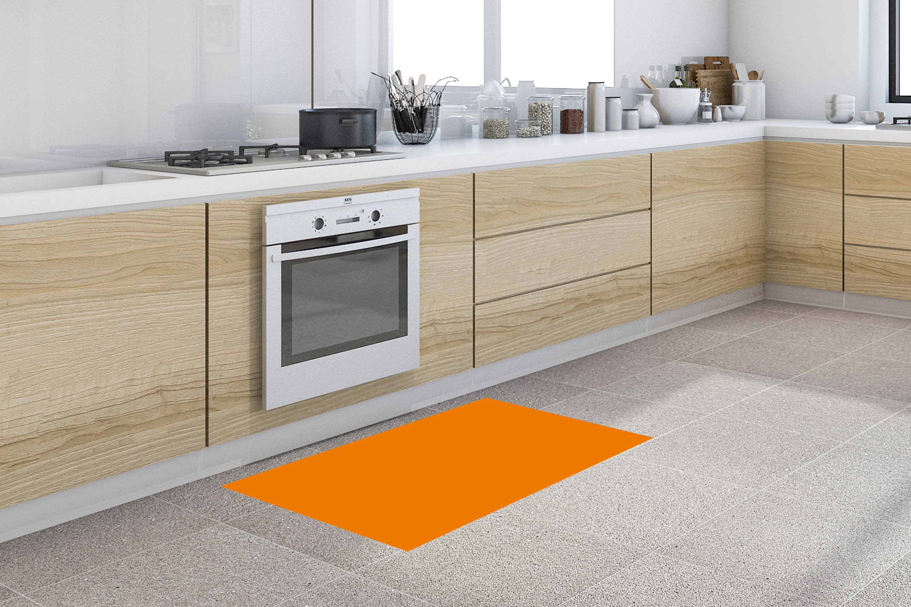 MuchoWow Küchenläufer Orange - Jahreszeiten - günstig online kaufen