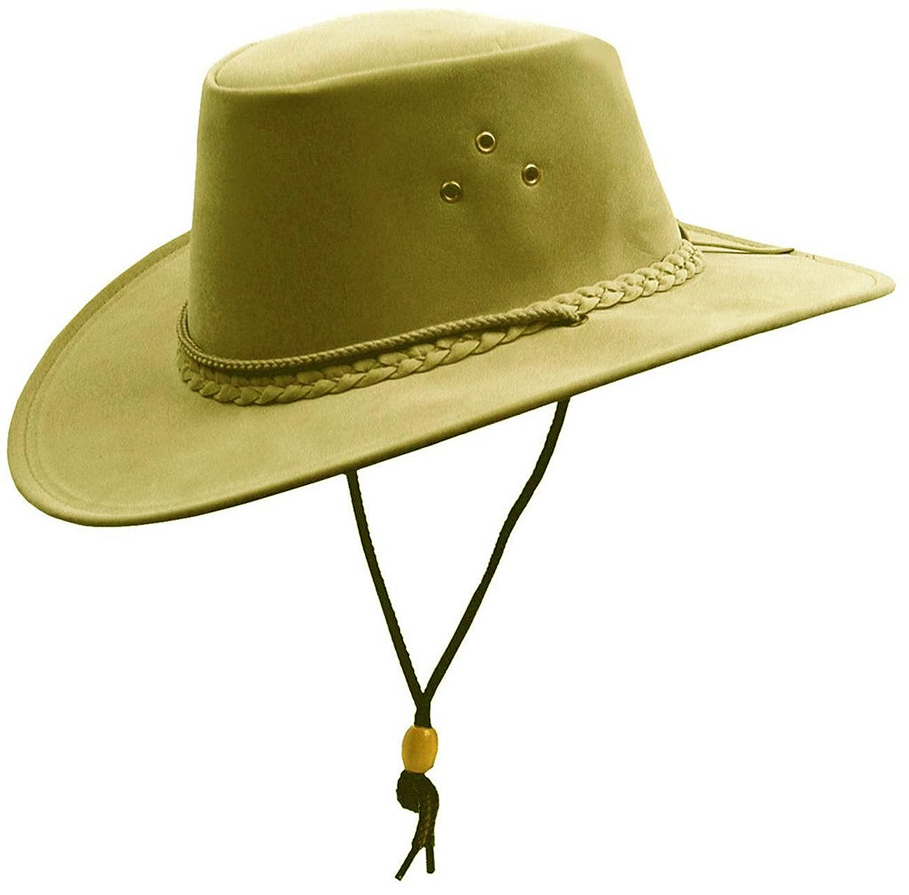 Outbacker Cowboyhut Cowboyhut- Strandhut mit Kinnband- Sonnenschutz für Jungen und Mädchen