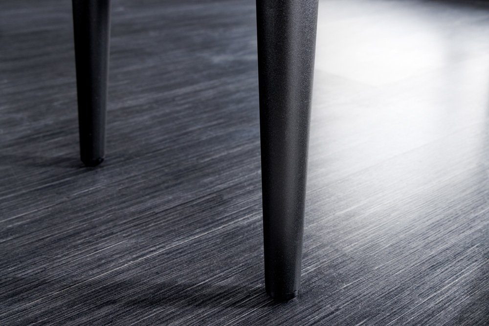 Flur / BOUTIQUE schwarz 1-St), Esszimmer Sitzbank riess-ambiente · 95cm (Einzelartikel, · Schlafzimmer Samt Metall · · · Polster senfgelb