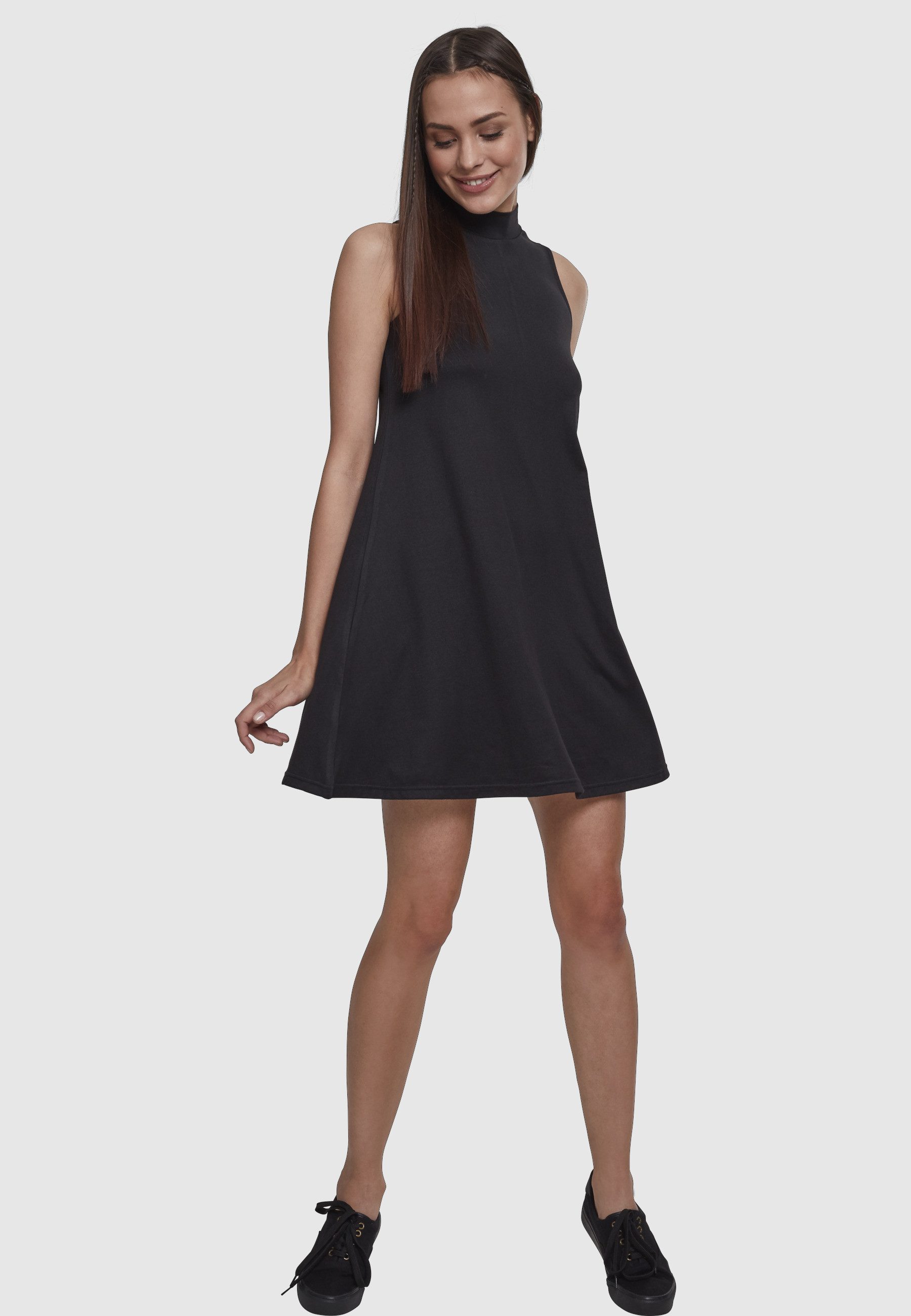 URBAN CLASSICS A-Linien-Kleid Urban Classics Damen Ladies A-Line Turtleneck Dress (1-tlg) – Bild 4 von 5