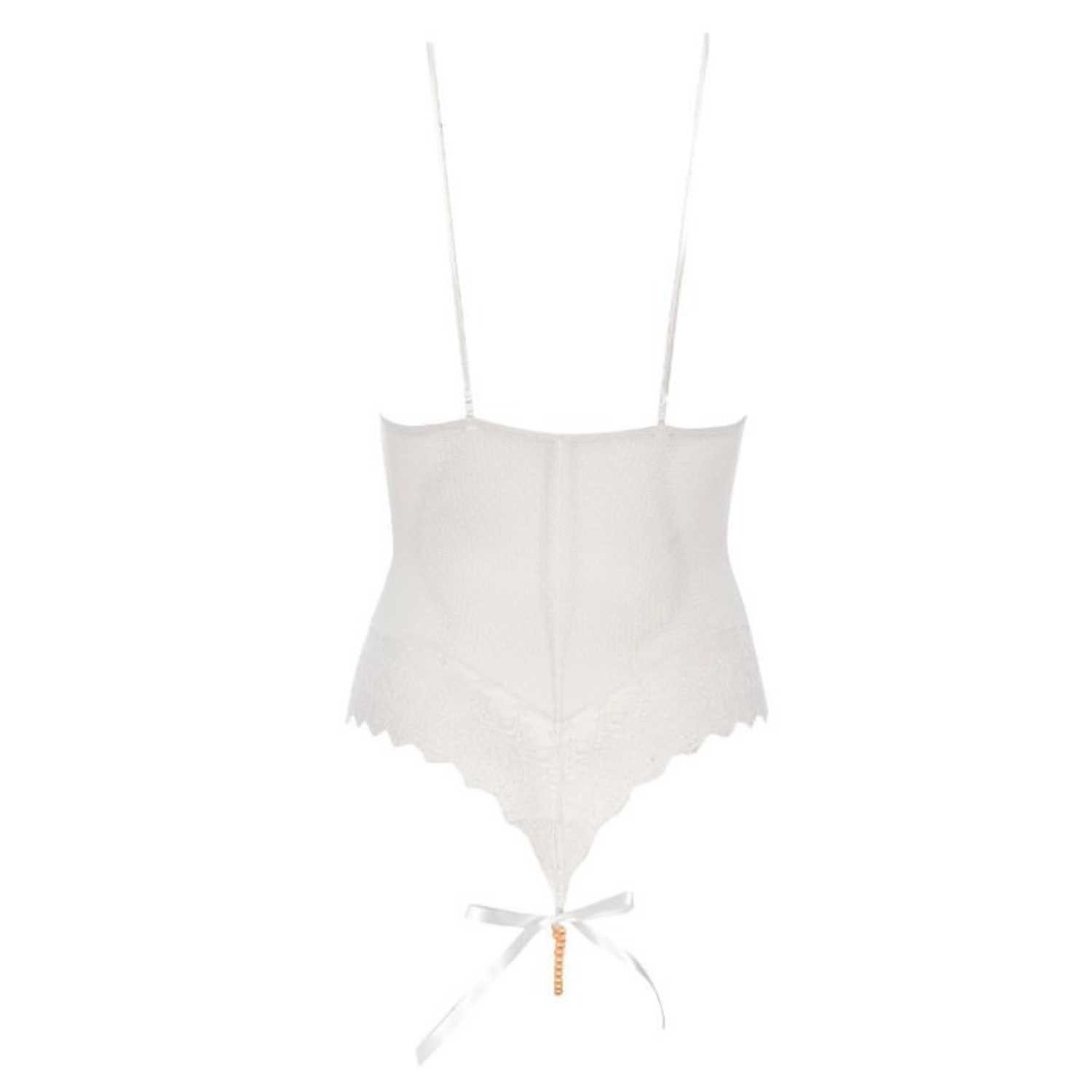 Bracli Body-Ouvert GENEVA Perlenbody ouvert - creme