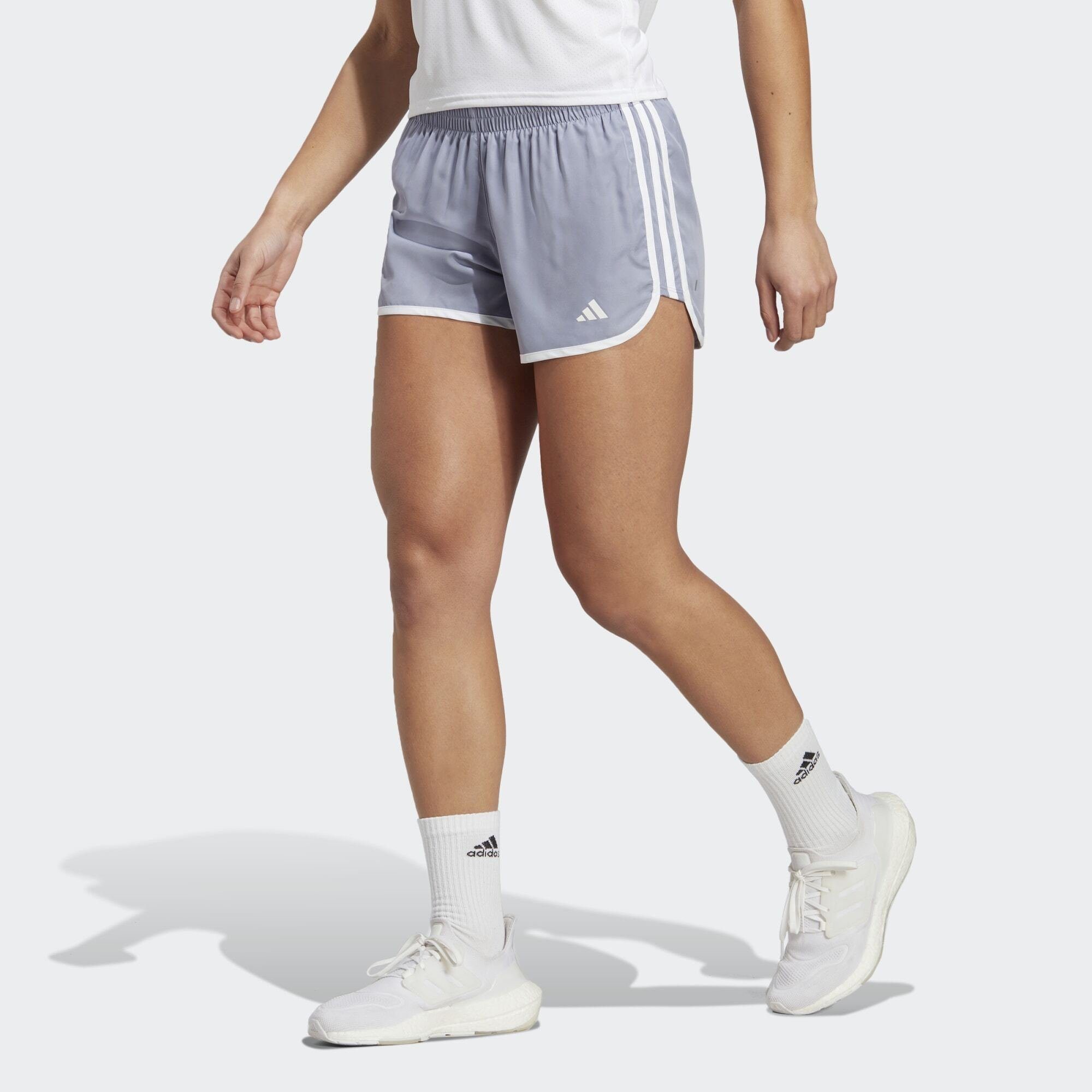 adidas Performance Laufshorts MARATHON 20 RUNNING SHORTS Silver Violet / White | Shorts