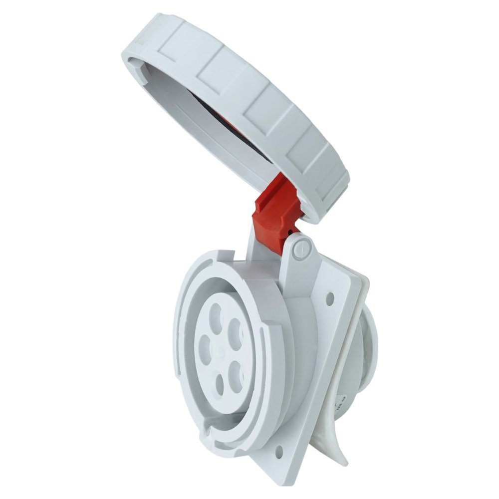 SEZ Steckdose Einbausteckdose schräg 32A/5P 400V IP67 Steckdose, 1-St.