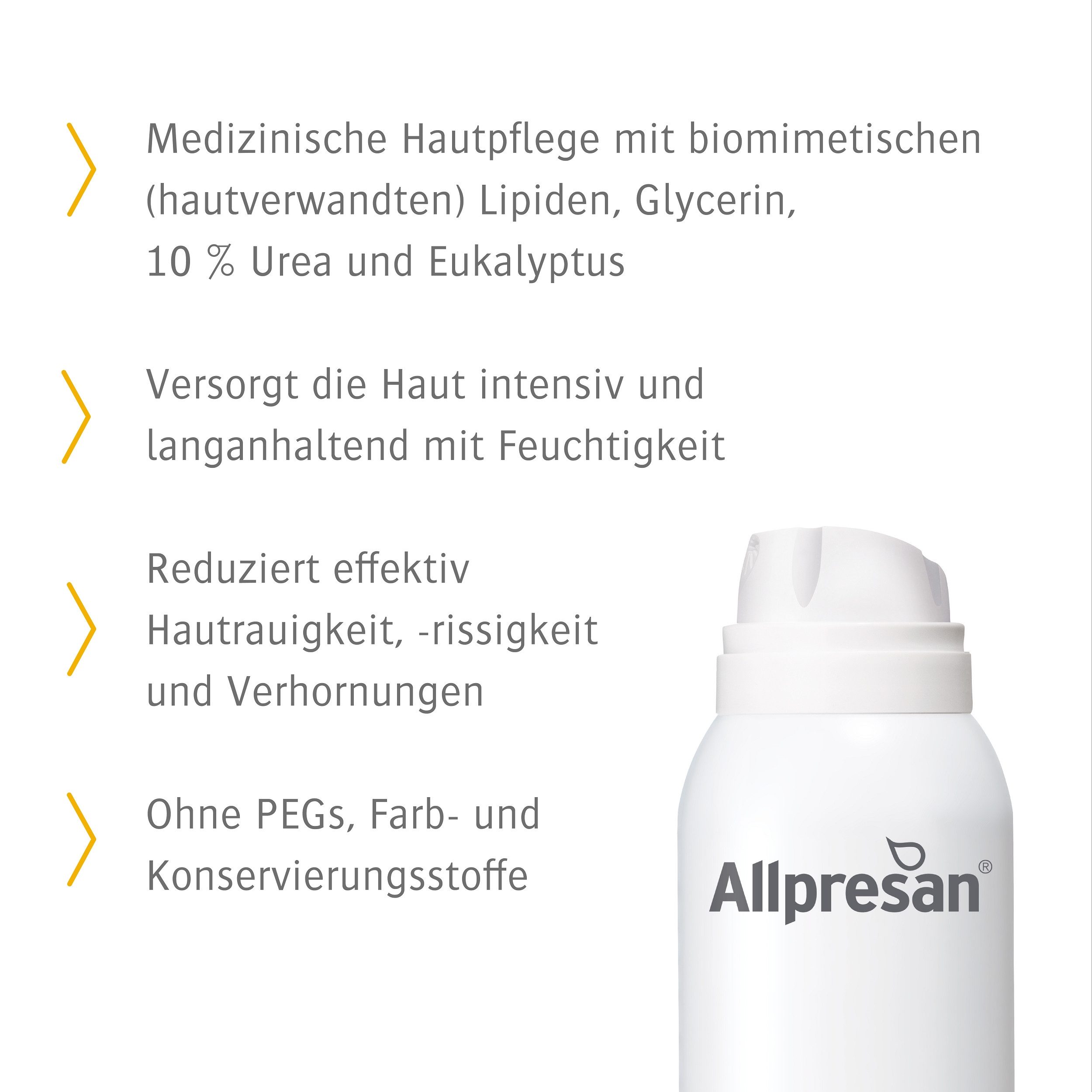 Allpresan Fußschaum Allpresan Fuß spezial Schaum-Creme Nr. 3 Winter Edt. Eukalyptus 125ml Limitierte Edition mit Eukalyptus-Extrakt, 1-tlg., Medizinische Fußpflege mit biomimetischen (hautverwandten) Lipiden