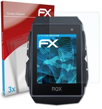 atFoliX Schutzfolie Displayschutz für Sigma Rox 11.1 Evo, (3 Folien), Ultraklar und hartbeschichtet