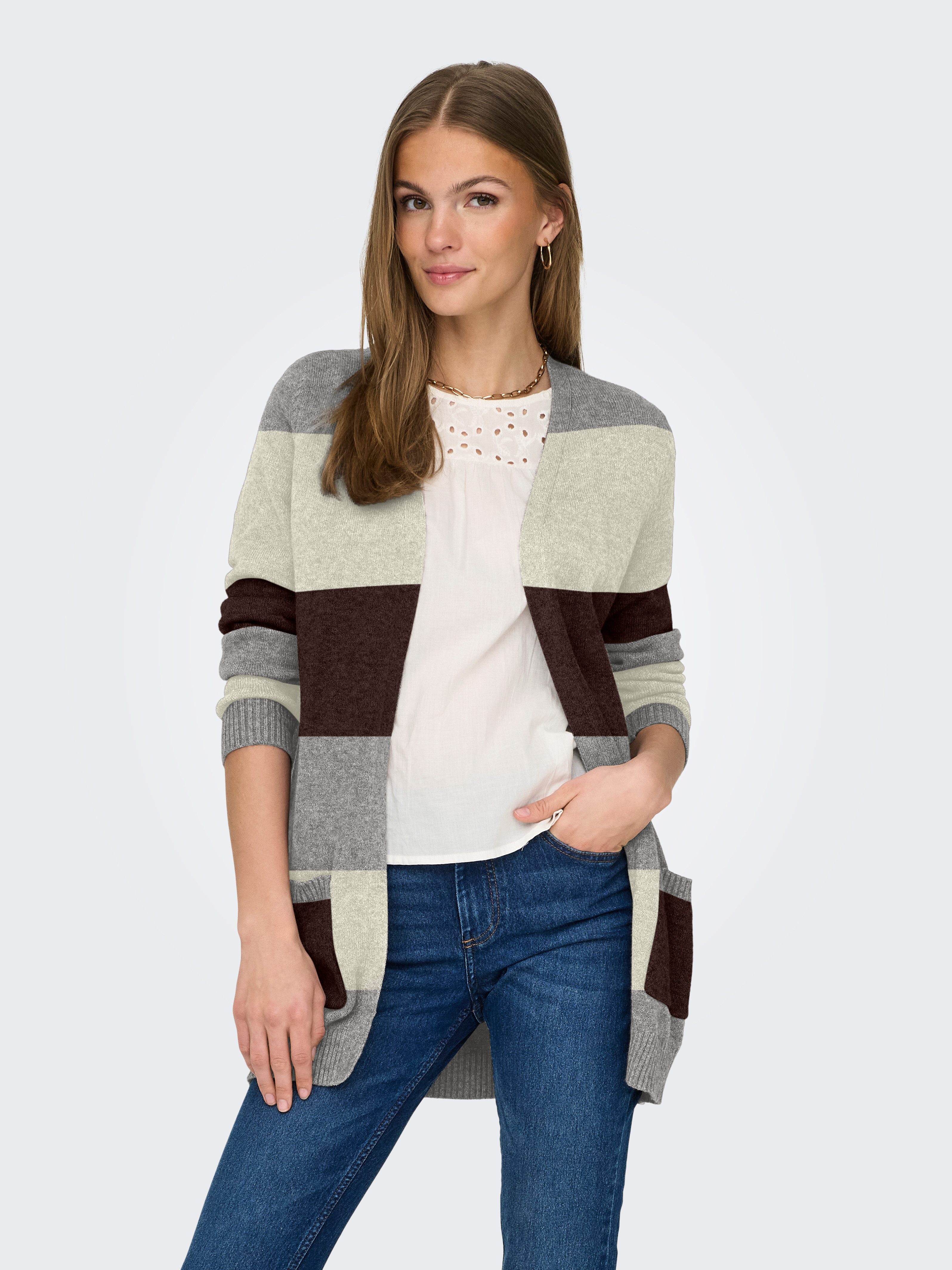 ONLY Strickjacke ONLLESLY L/S OPEN CARDIGAN KNT NOOS günstig online kaufen