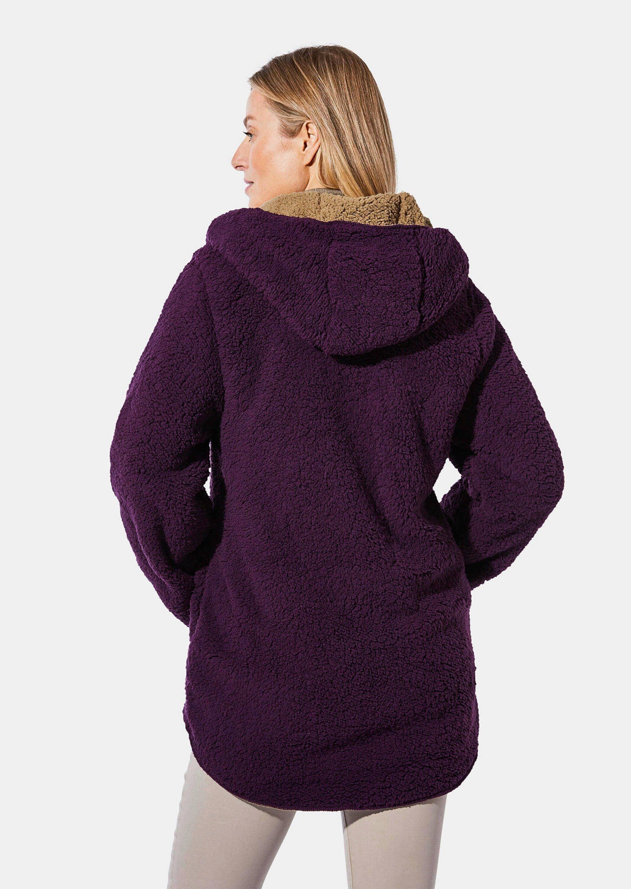 Weatherproof since 1948 Outdoorjacke Winterjacke mit Kapuze Zweiseitige Teddyjacke mit Taschen und Langarm