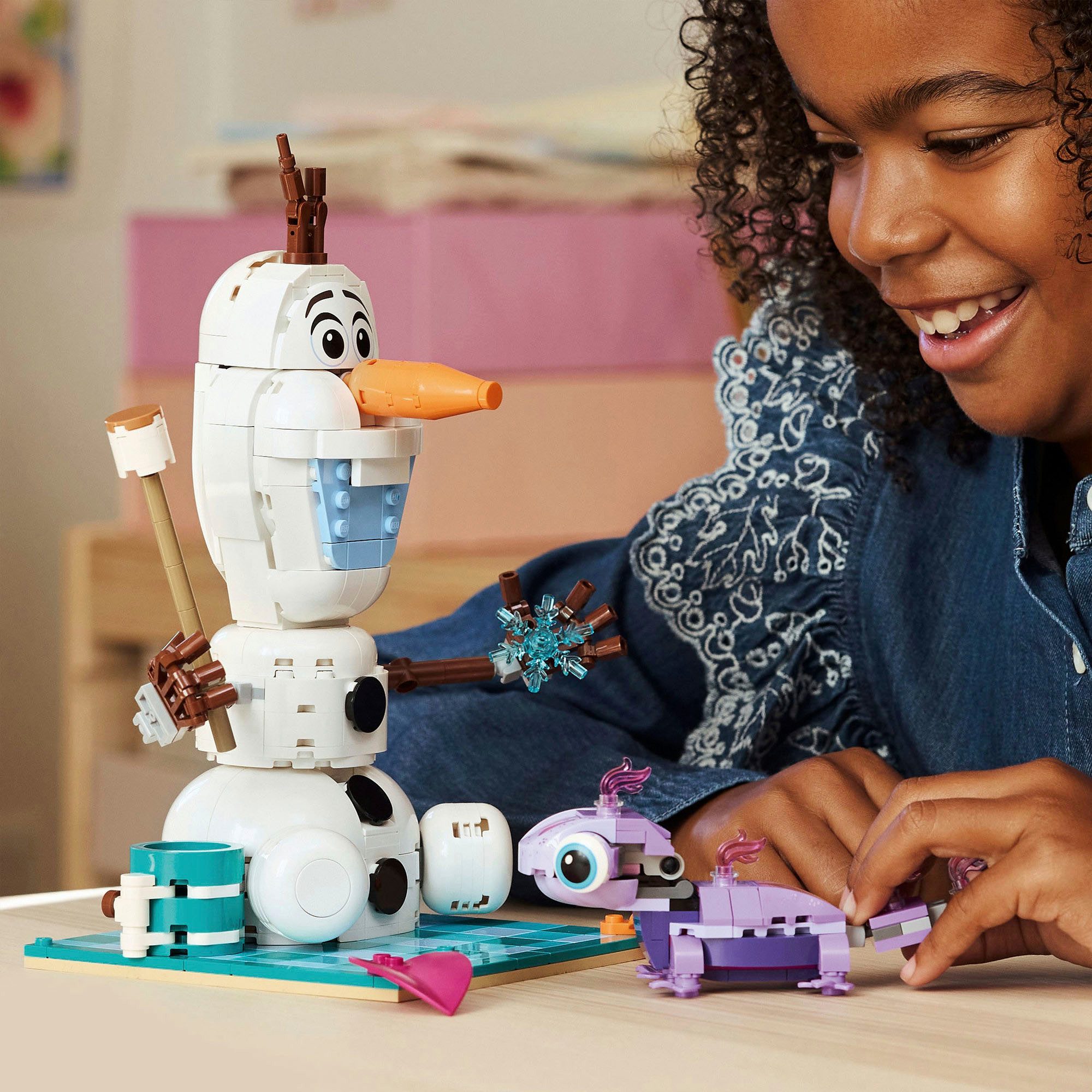 LEGO® Picknickspaß mit Olaf und Bruni (43287), LEGO Disney Princess Konstruktionsspielsteine, (478 St), Made in Europe