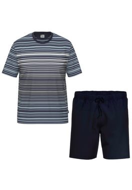 Ammann Pyjama Organic Cotton (Set, 2 tlg) Schlafanzug - Baumwolle - Set aus Kurzarm Shirt und kurzer Hose
