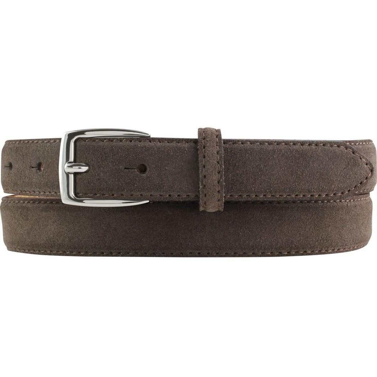 Ledergürtel Gürtel aus Veloursleder 2,5 cm - Weicher Velour-Ledergürtel für Damen