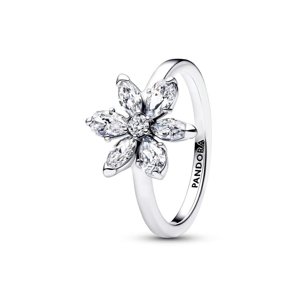 Pandora Fingerring Timeless Herbarium Blumenring für Damen, 925er Silber von PANDORA
