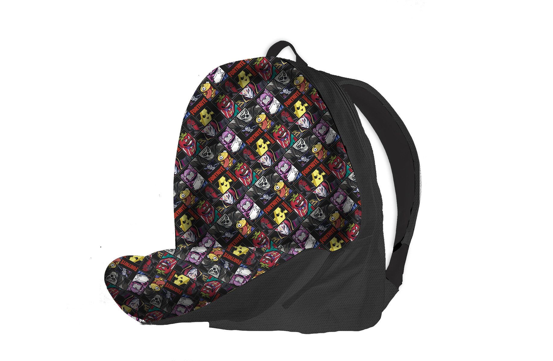 Fortnite Schulrucksack für Kinder mit Fronttasche Hauptfach und Seitennetz