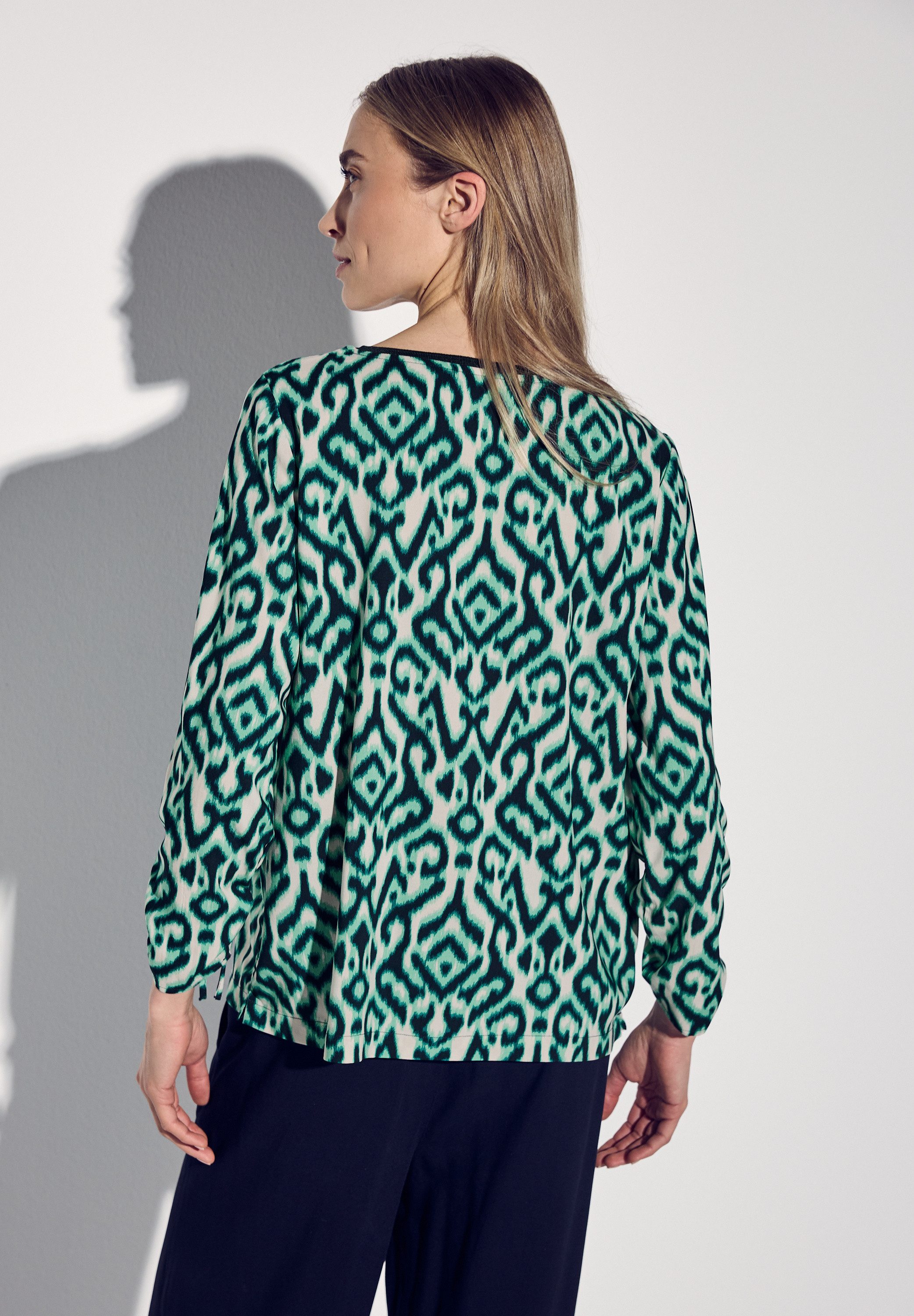 STREET ONE Hemdbluse mit 3/4 Ärmeln