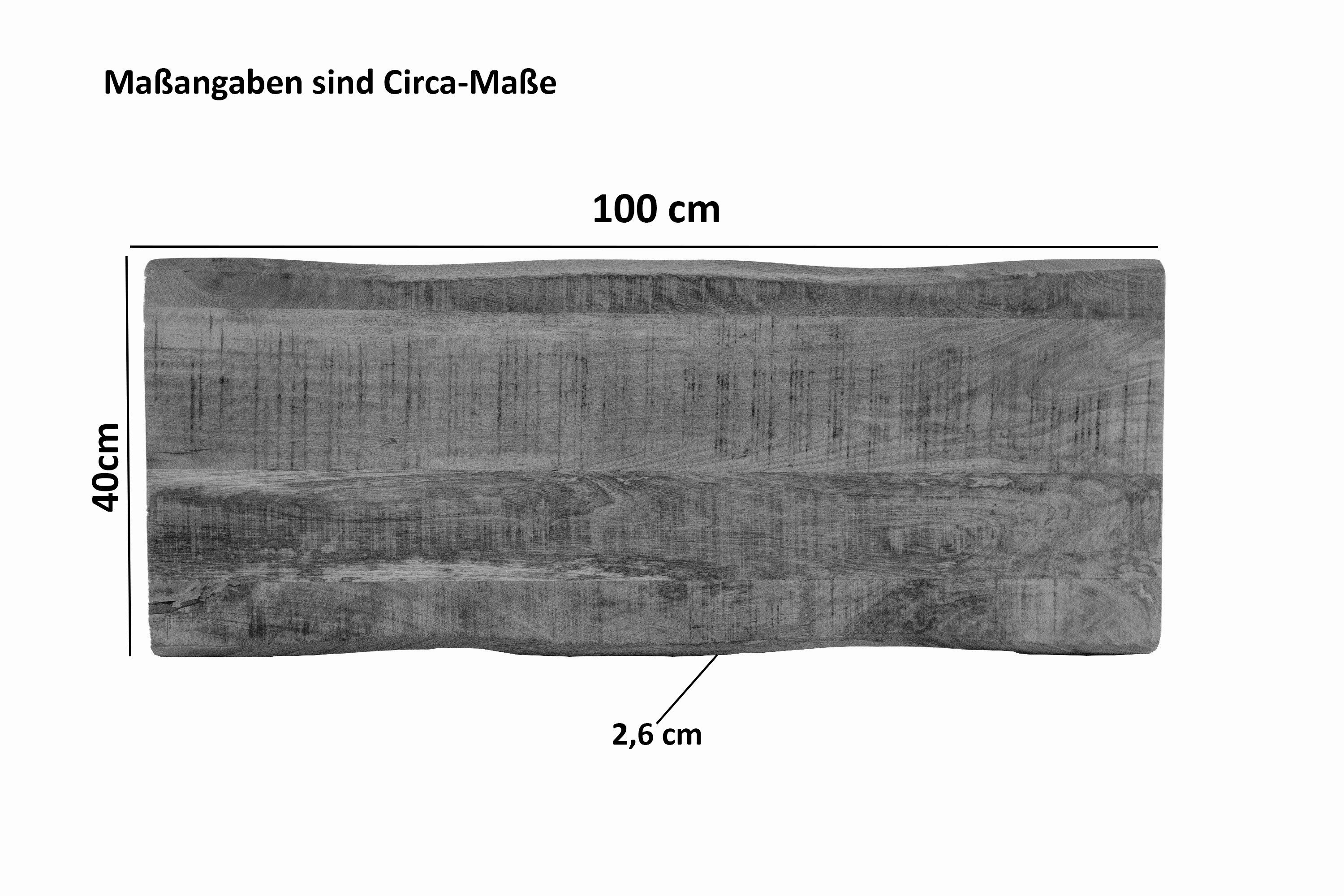 SAM® Arbeitsplatte Joahnnes, Arbeitsplatte für Heimwerker aus Mangoholz