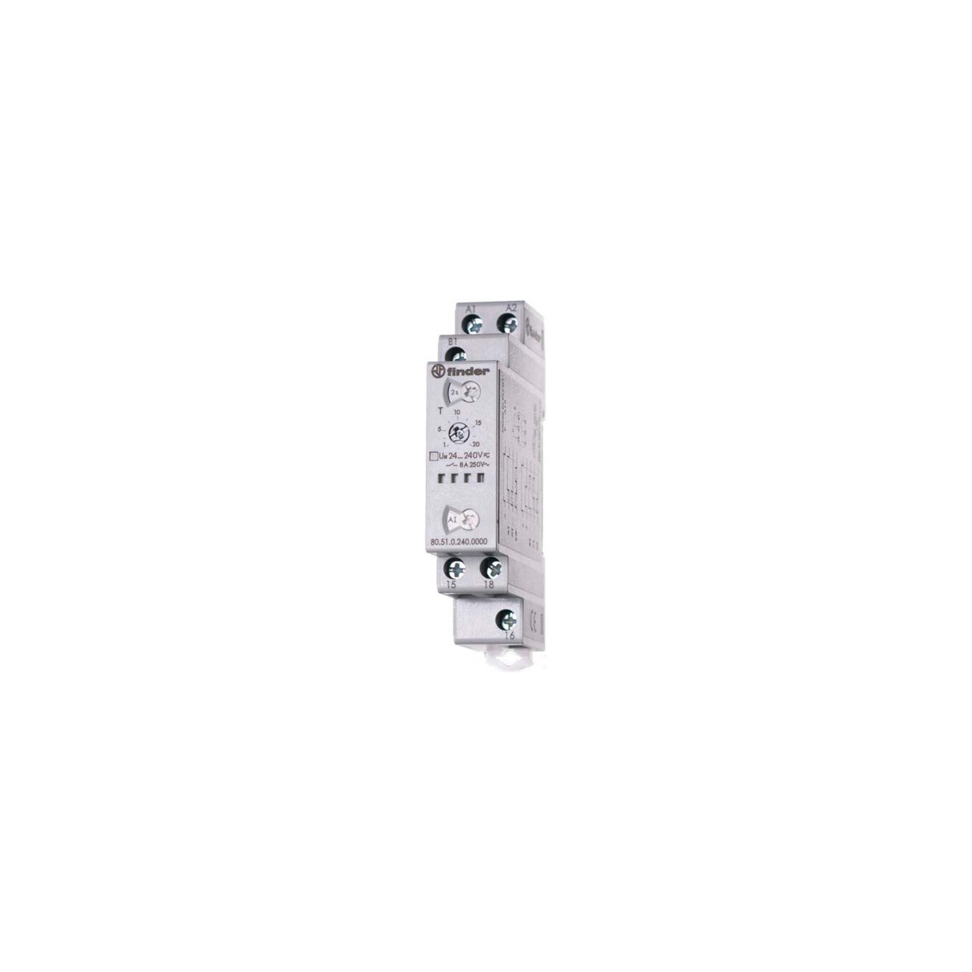 finder Zeitschaltuhr Finder Multifunktions-Zeitrelais 24-240V AC/DC,1W,8A 80.51.0.240.0000