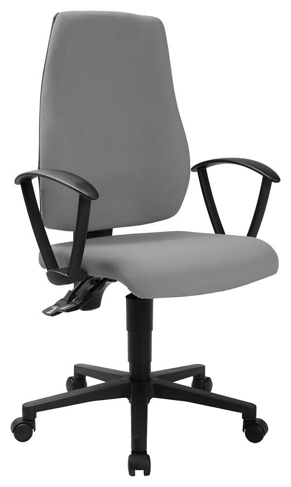 TOPSTAR Bürostuhl Bürostuhl MAXX 500, M500RG23 Stoff grau, Gestell schwarz