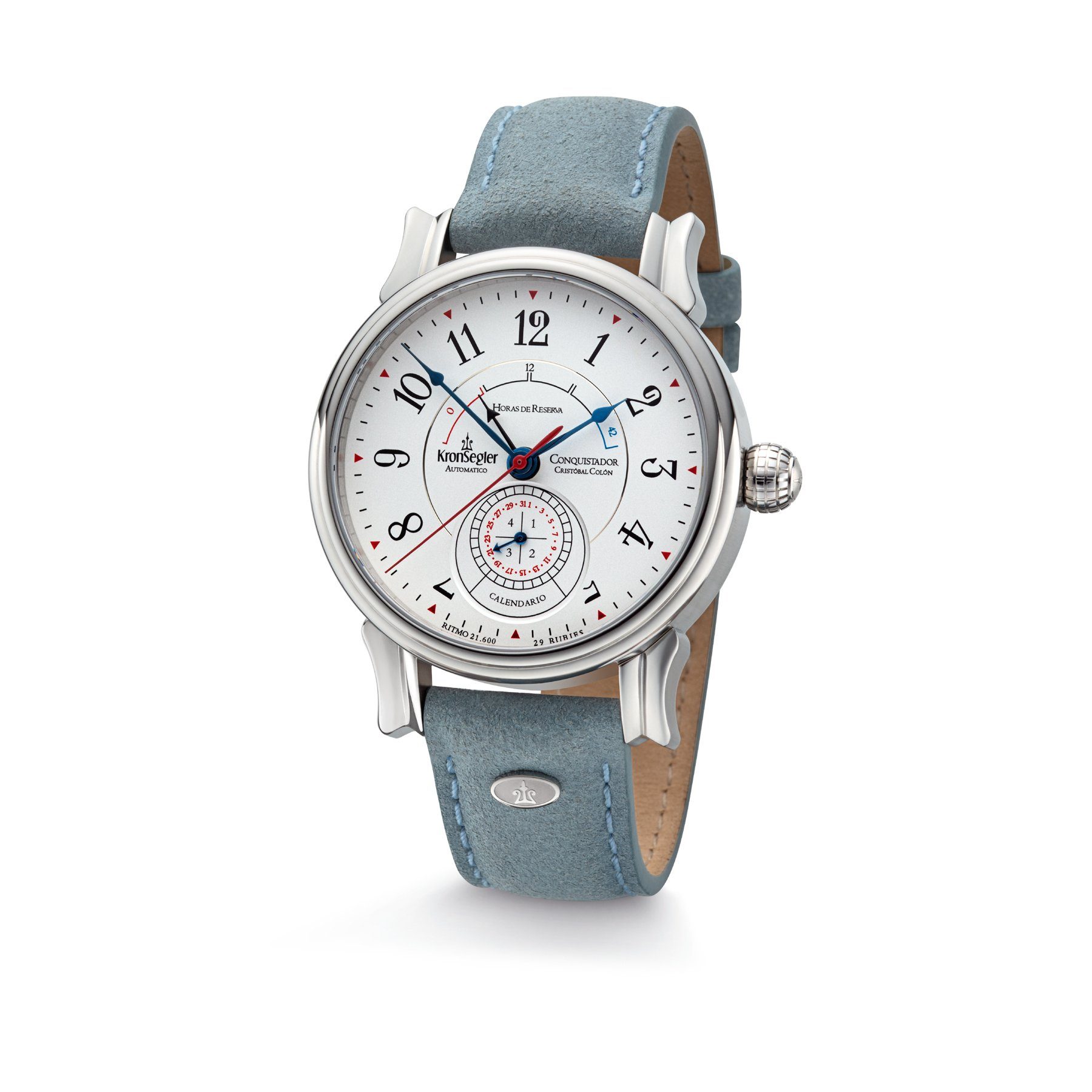 Automatikuhr Conquistador Herrenuhr Armbanduhr m. Gangreservenanzeige