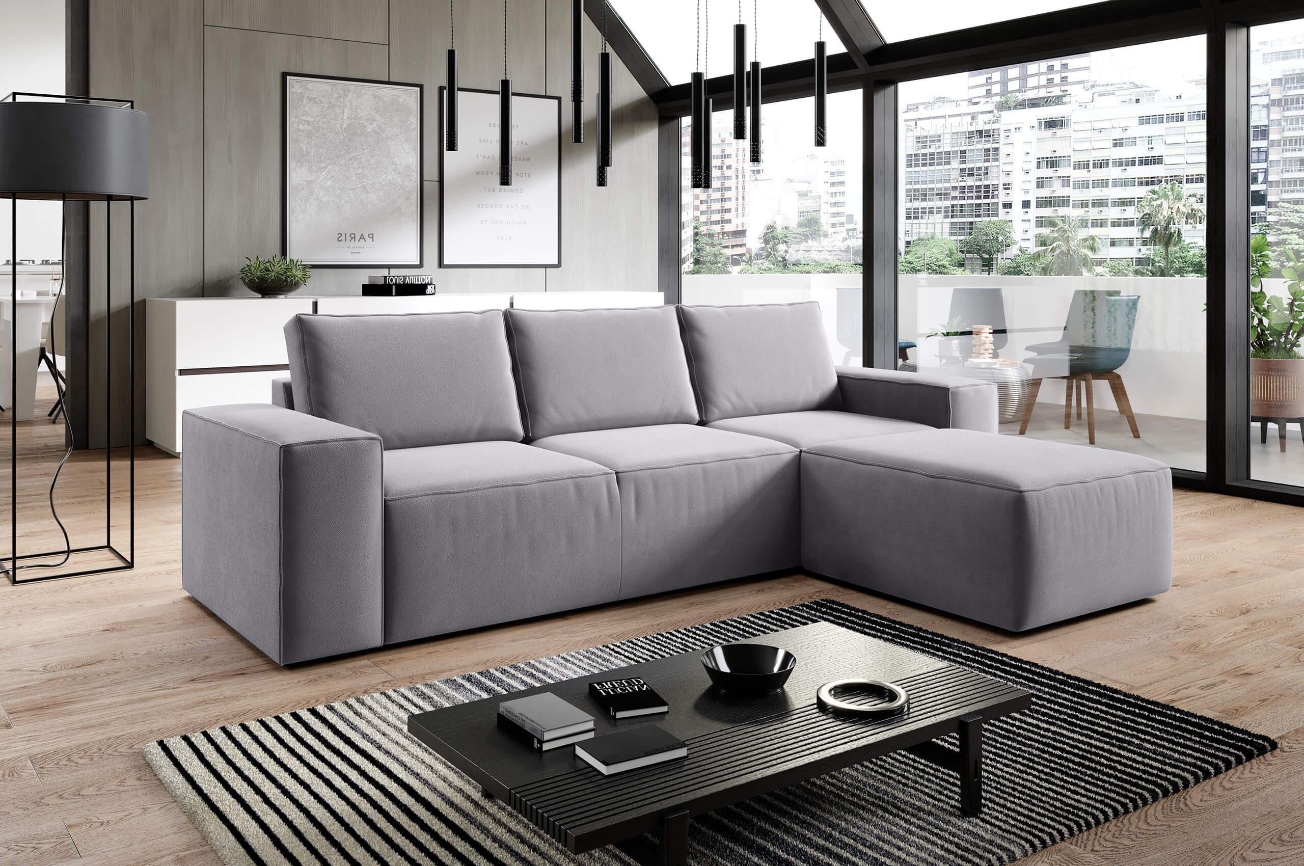 MF Design Polsterecke Rush, mit Bettfunktion