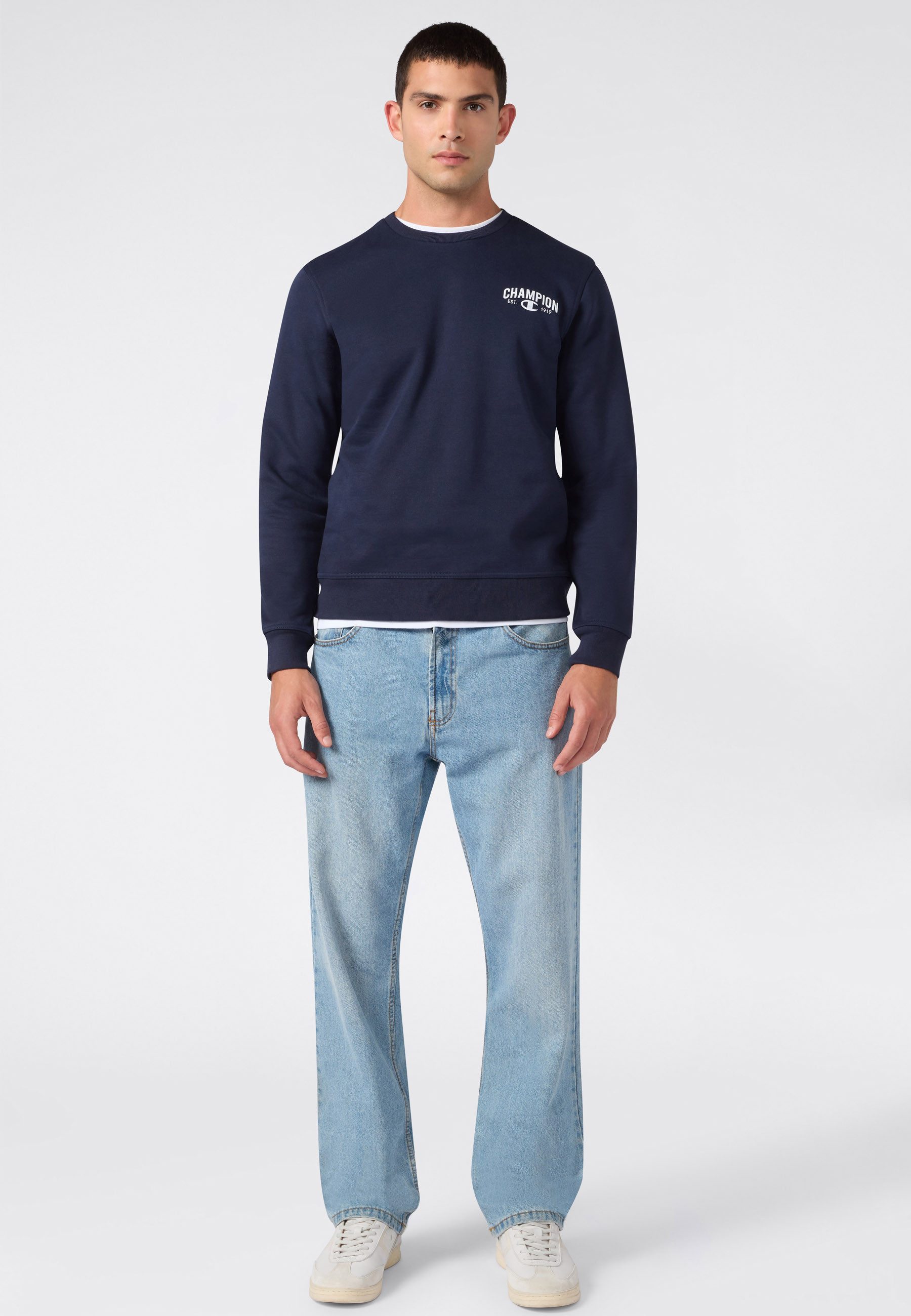 Champion Sweatshirt SPORTWEAR CREWNECK Standard Fit mit sportlicher Ausstrahlung, für Sportmode und Freizeit, Standard Fit – Bild 4 von 5
