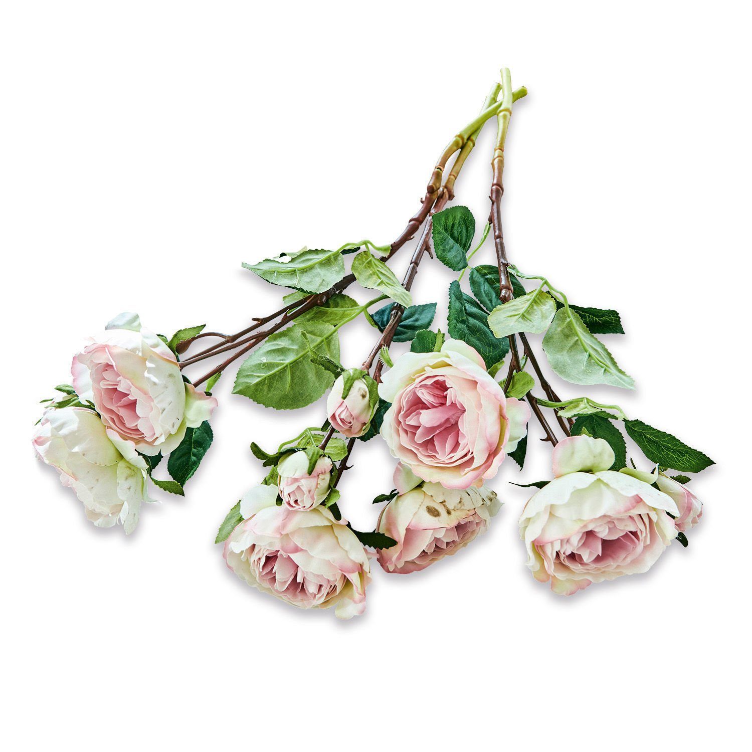 Floretta Dekoblume 3er rosa, Höhe 45.0 cm Set Kunstblume Mirabeau,