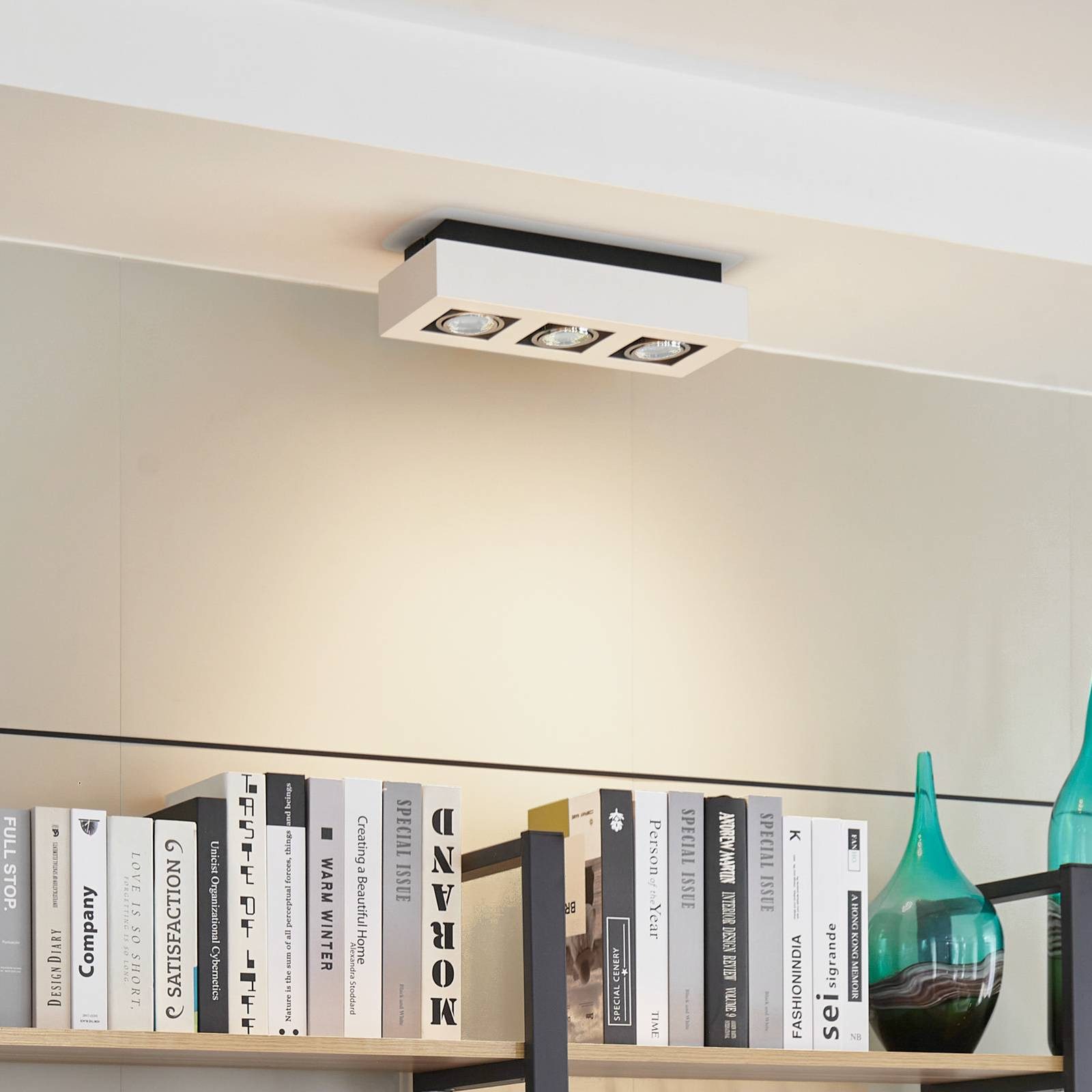 Arcchio Deckenstrahler Vince, Metall, Weiß IP20, 3 x 10 W LED