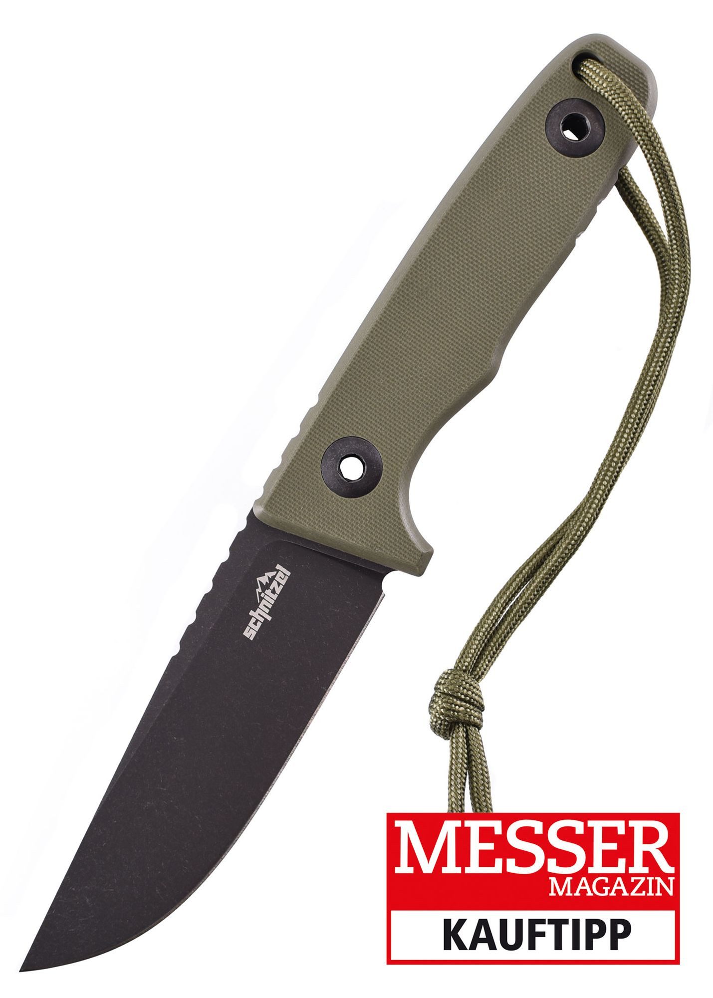 Schnitzel Taschenmesser Schnitzel TRI, Outdoormesser, grün