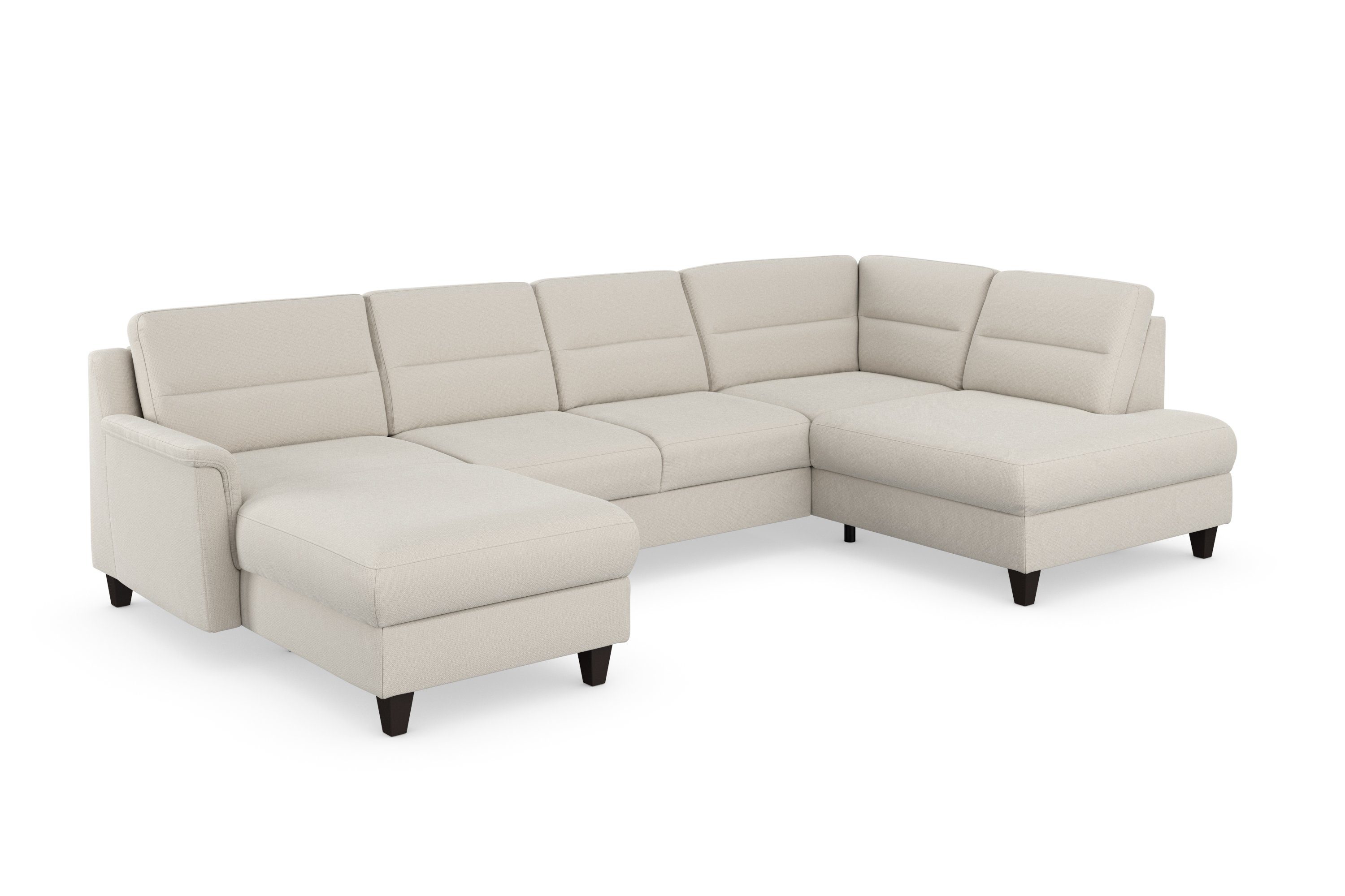 sit&more Wohnlandschaft Farö U-Form, inklusive Federkern, wahlweise mit Schlaffunktion und Bettkasten