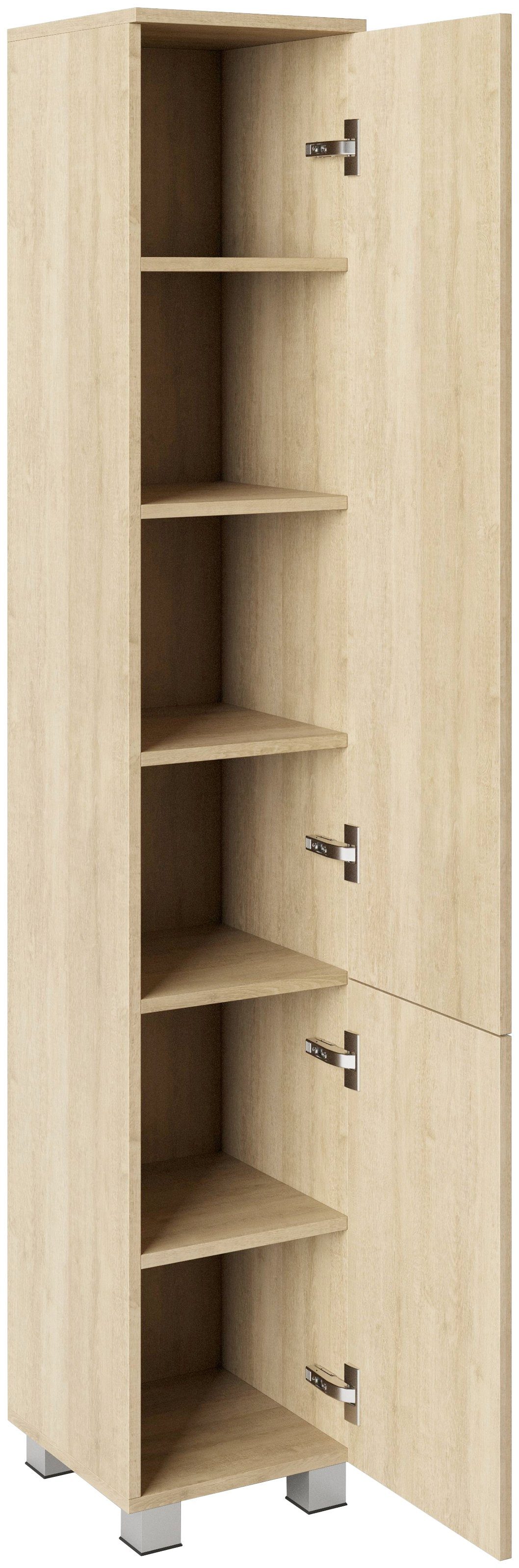 welltime Hochschrank Cosmo BxTxH: ca. 30x32,5x171,5 cm, verschiedene Farben, 6 Fächer