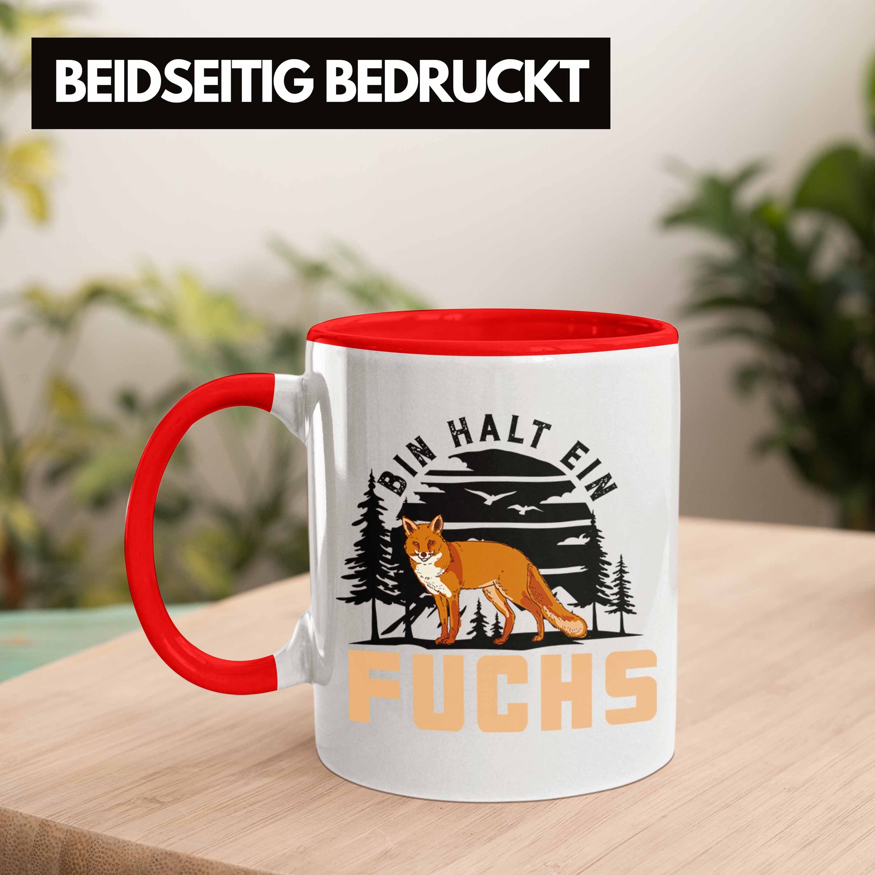 - Geschenk Fuchs Tasse Rothaarige Tasse Halt Ein Fuch-Fans Trendation ich Trendation Bin