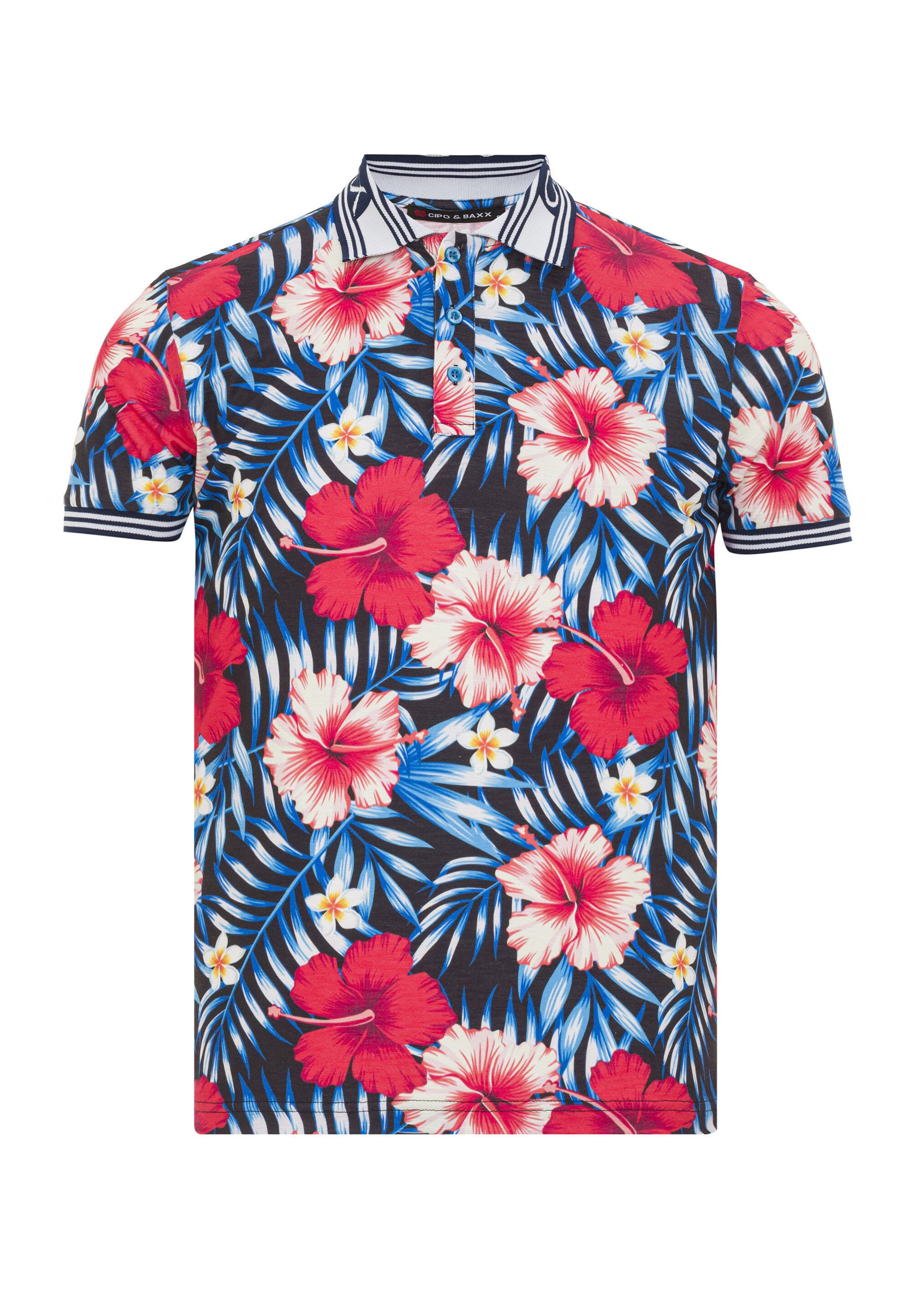 Cipo & Baxx T-Shirt "T-Shirt", Floralmuster günstig online kaufen