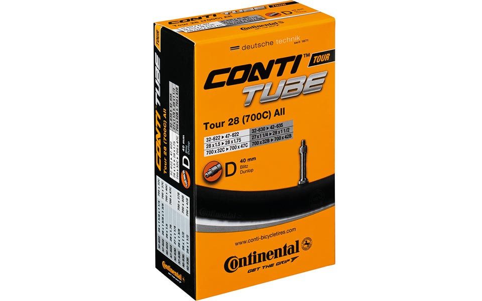 CONTINENTAL Fahrradschlauch Continental Fahrradschlauch Tour 28 Zoll (700C)